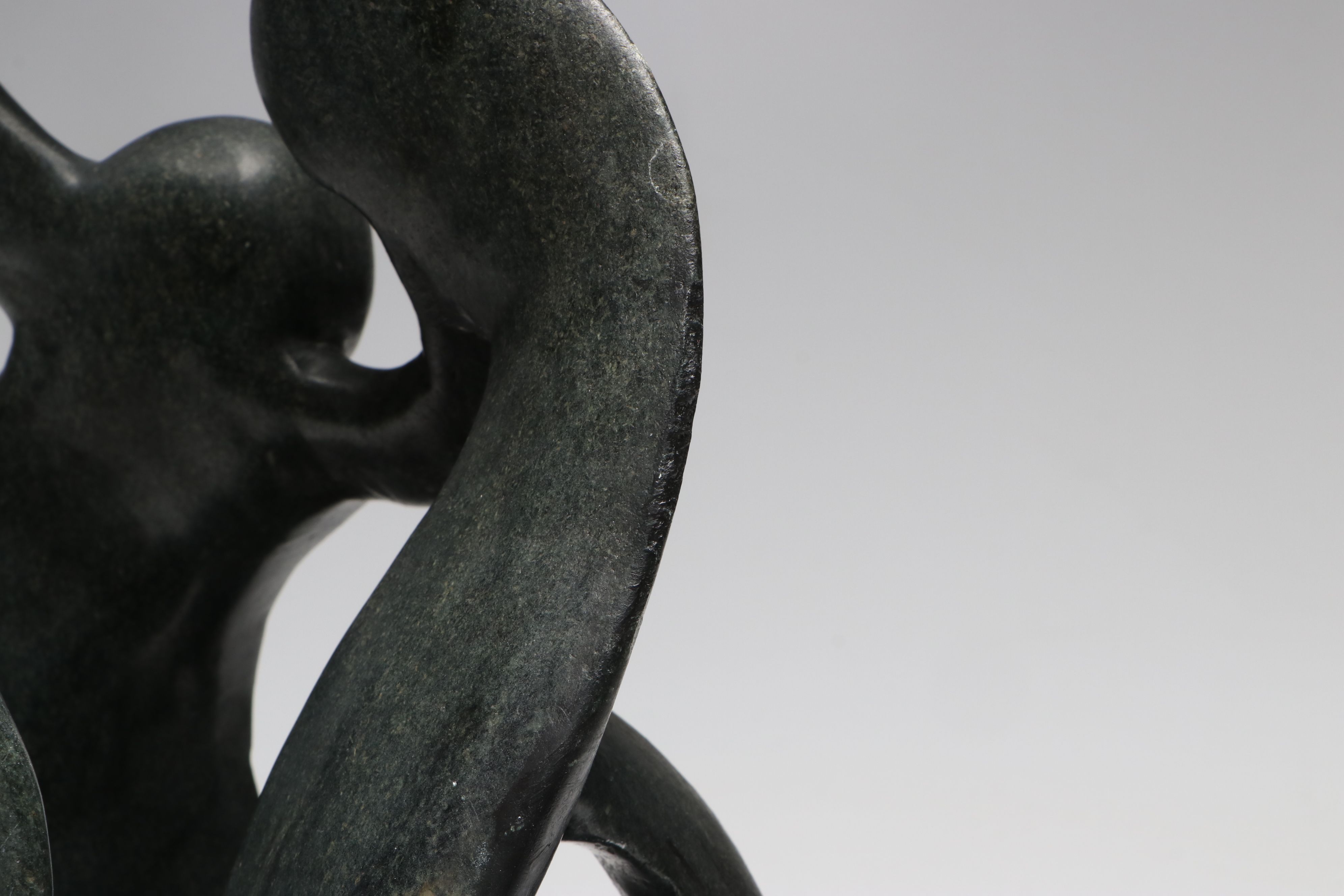 Shona Soapstone Sculpture "Family Love"