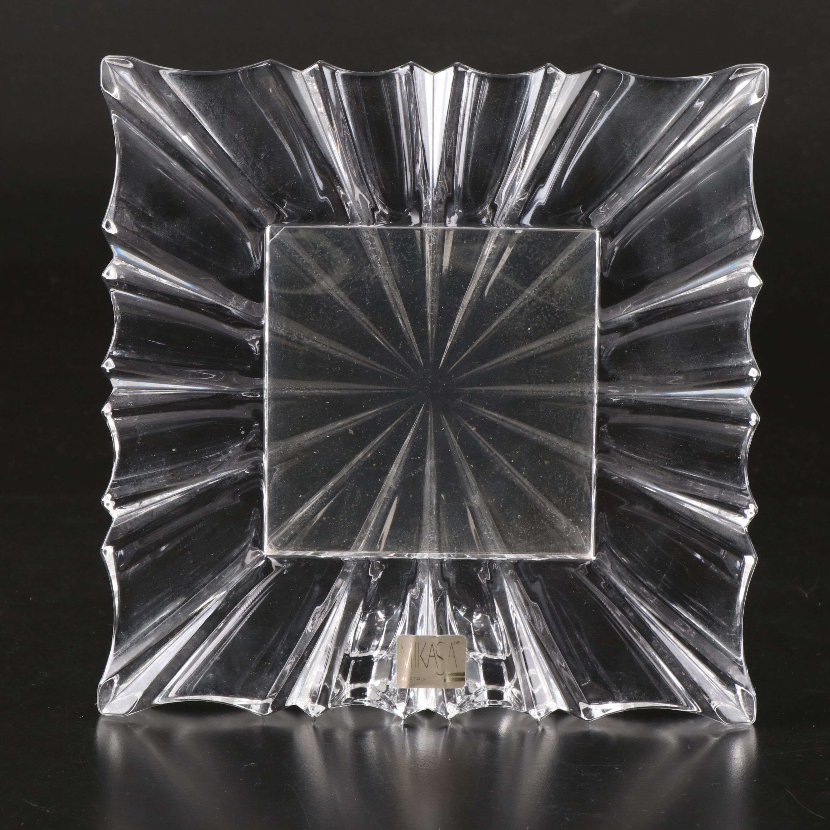 Mikasa "Monarch" Crystal Picture Frame with Other Crystal Cases