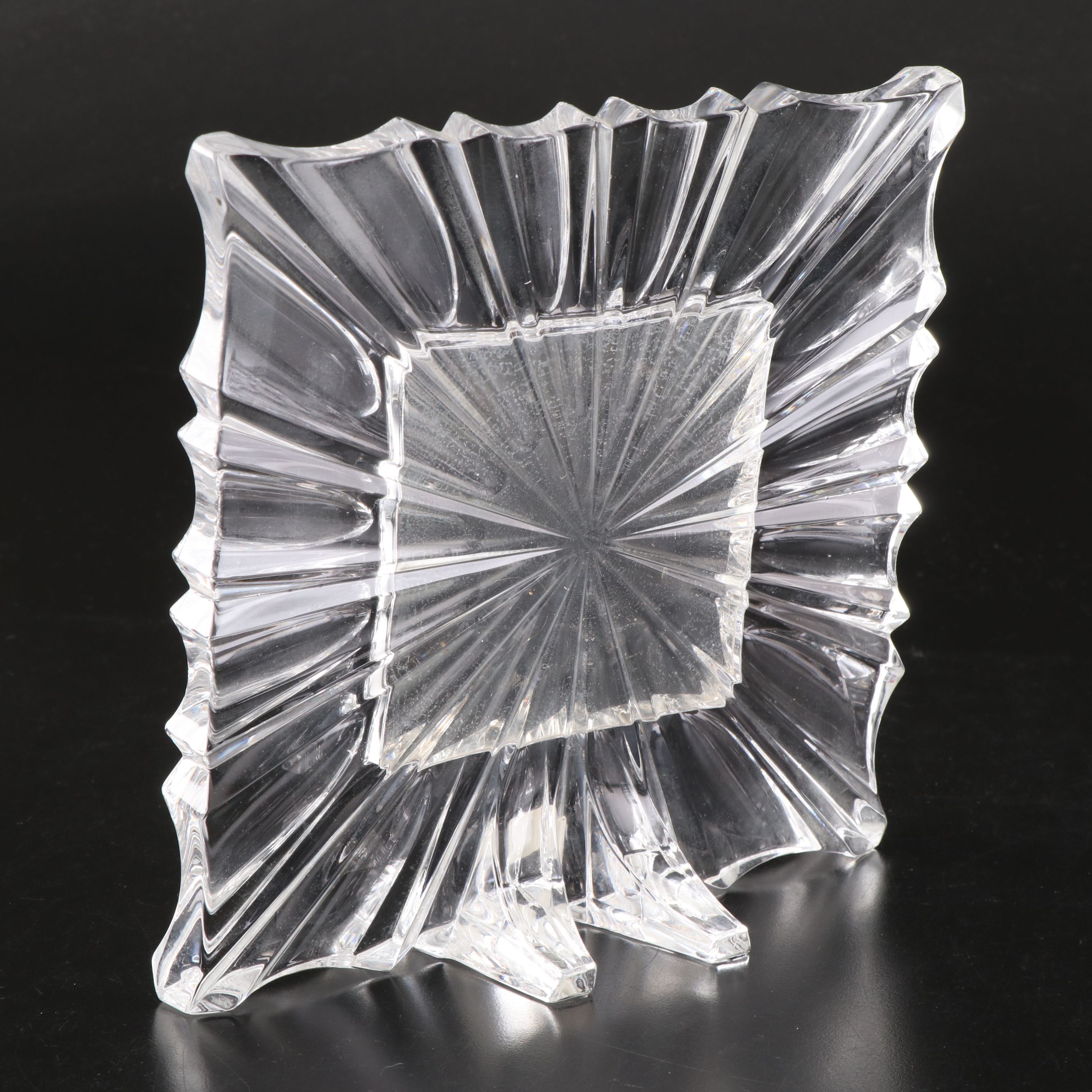 Mikasa "Monarch" Crystal Picture Frame with Other Crystal Cases