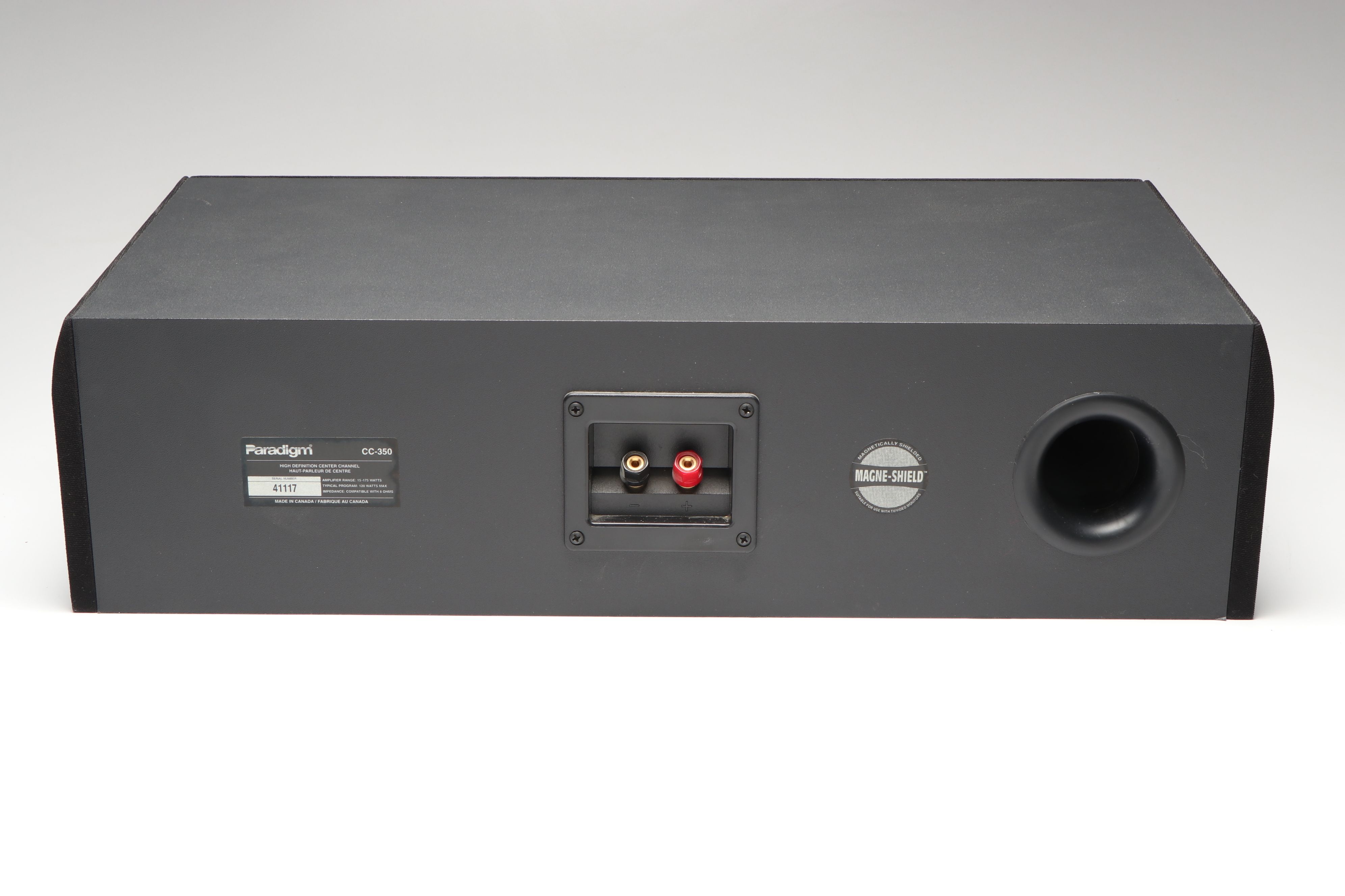 Paradigm Black Ash Center Channel