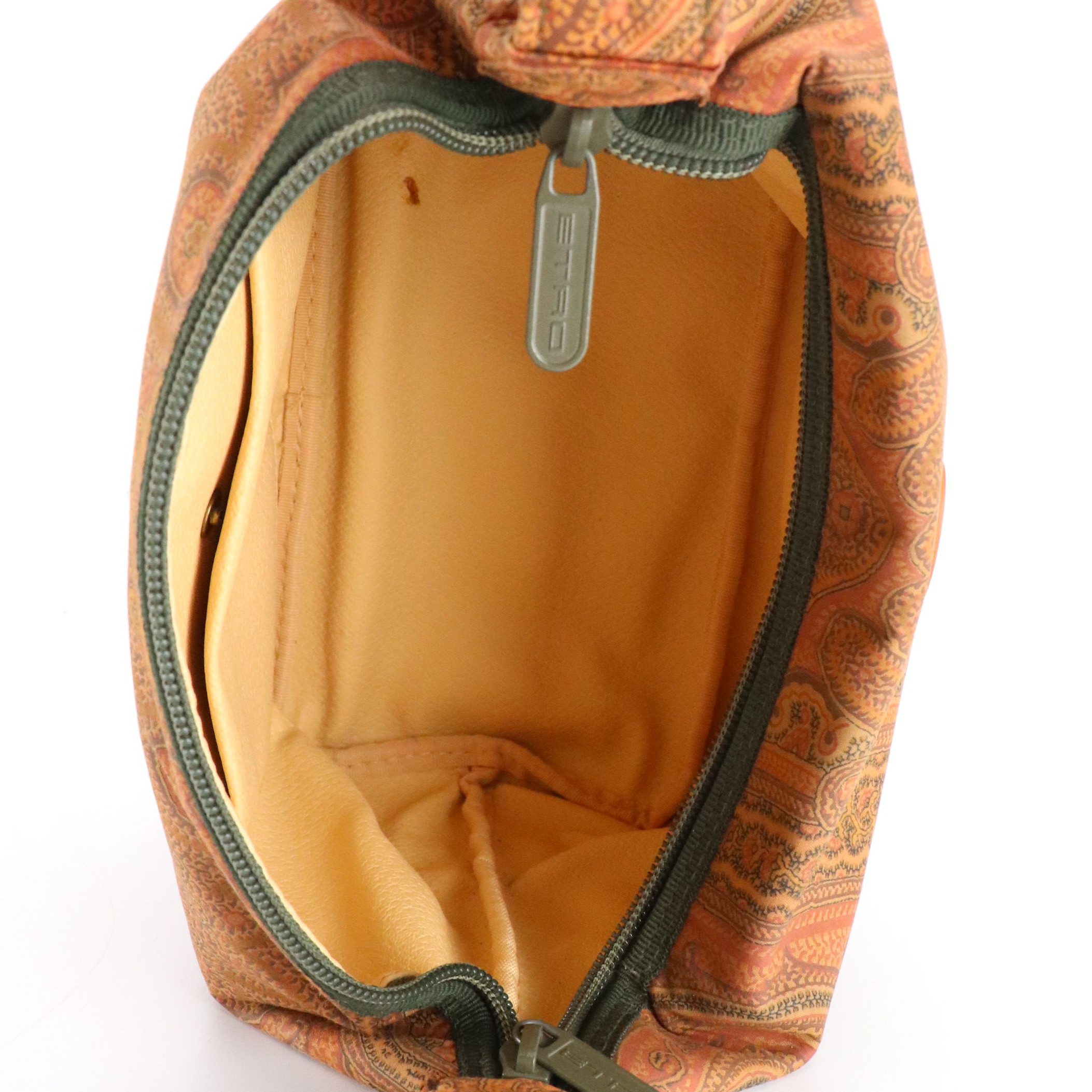 ETRO Snap Top Handle Small Hobo Bag in Paisley Printed Nylon Canvas