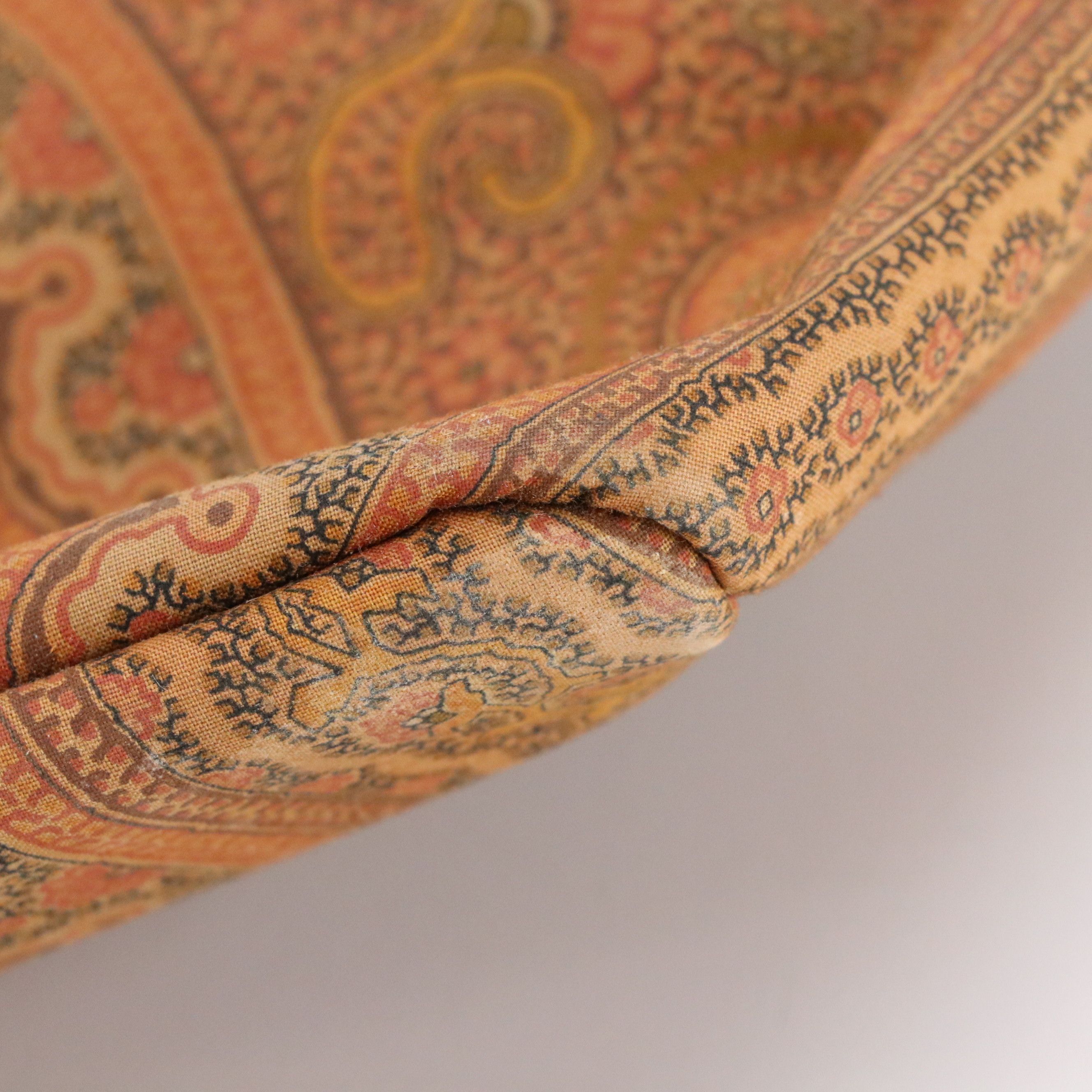 ETRO Snap Top Handle Small Hobo Bag in Paisley Printed Nylon Canvas