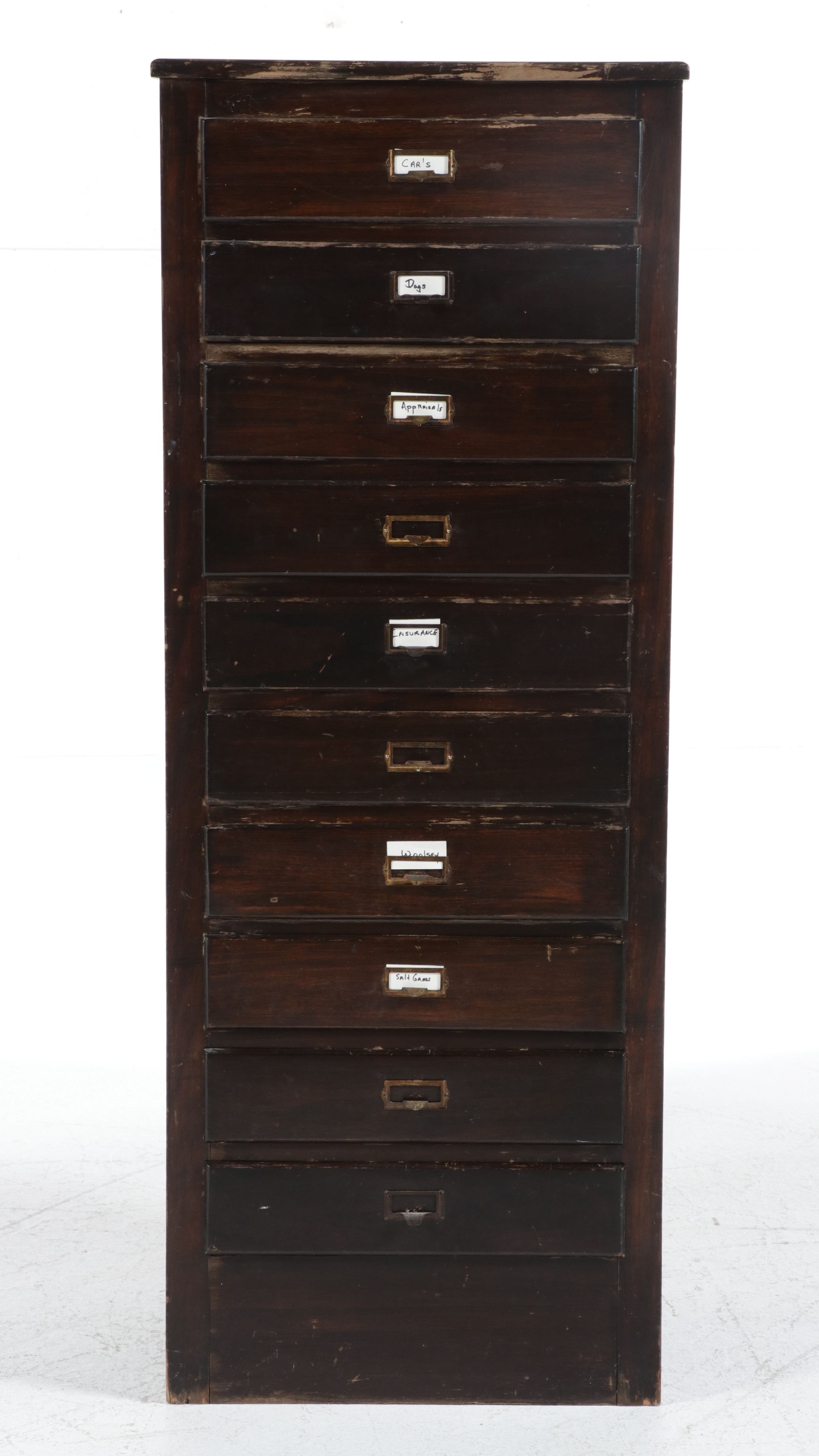American Industrial Multi-Drawer Specimen or Filing Cabinet, Early 20th Century