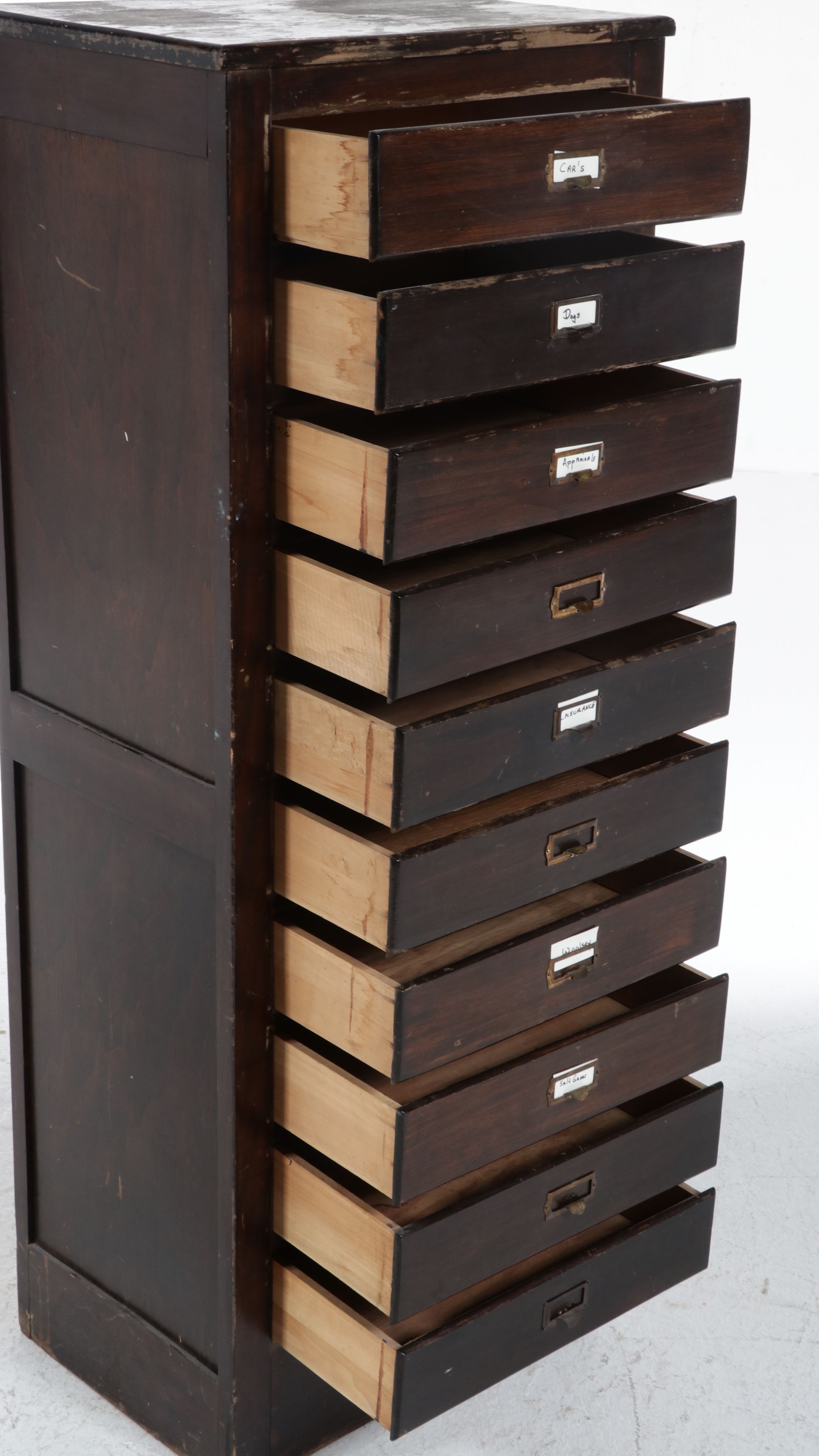 American Industrial Multi-Drawer Specimen or Filing Cabinet, Early 20th Century