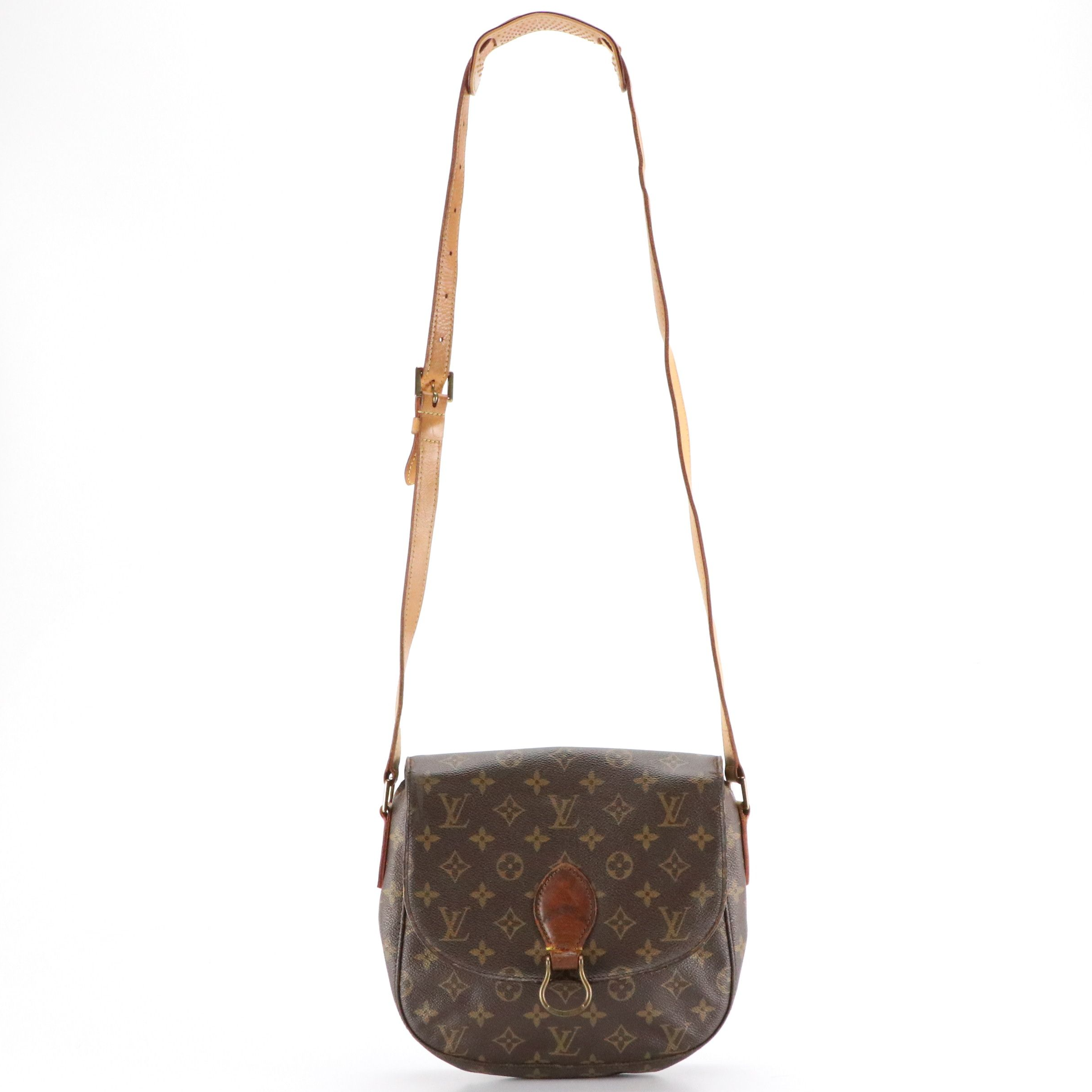 Louis Vuitton Saint Cloud GM Bag in Monogram Canvas and Vachetta Leather