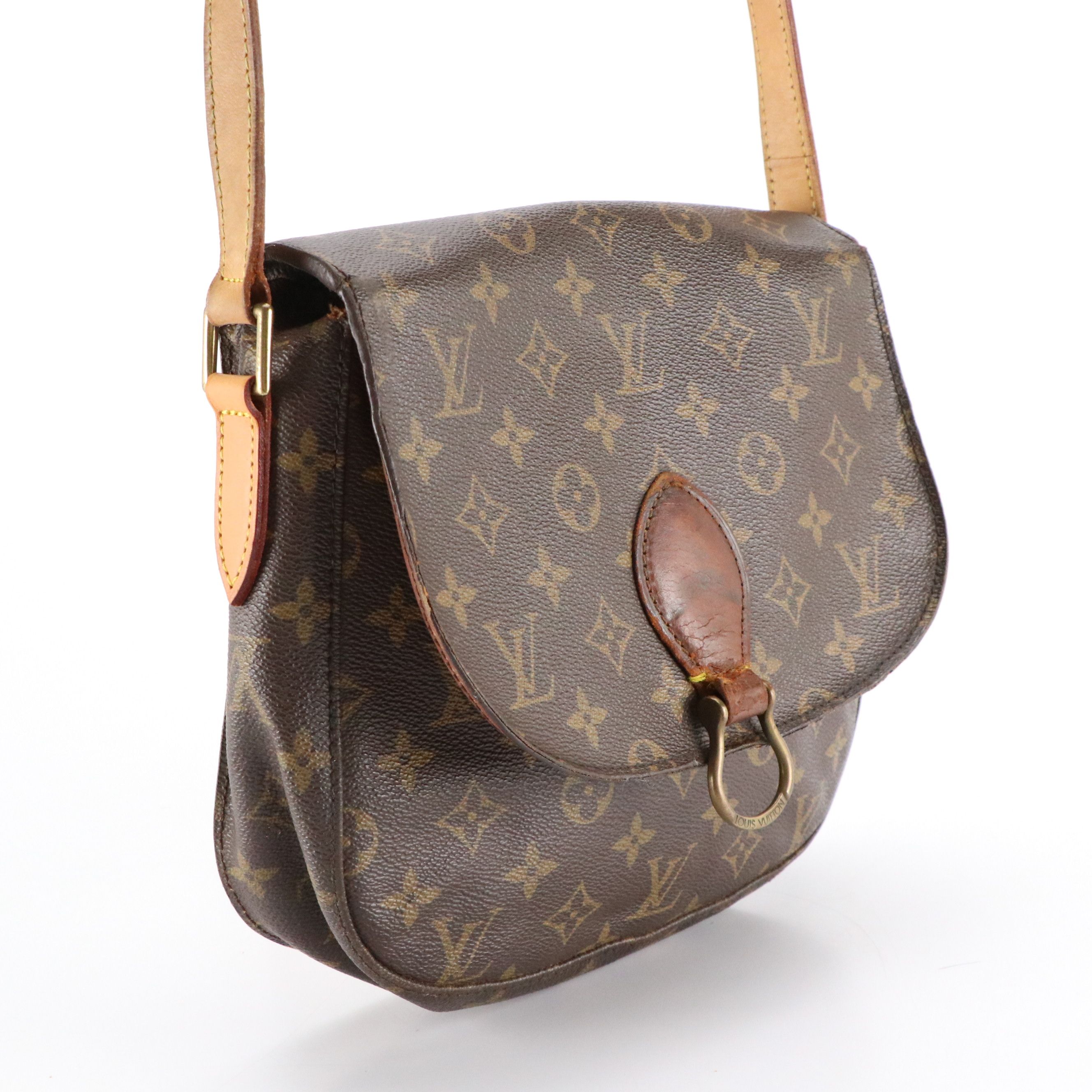 Louis Vuitton Saint Cloud GM Bag in Monogram Canvas and Vachetta Leather