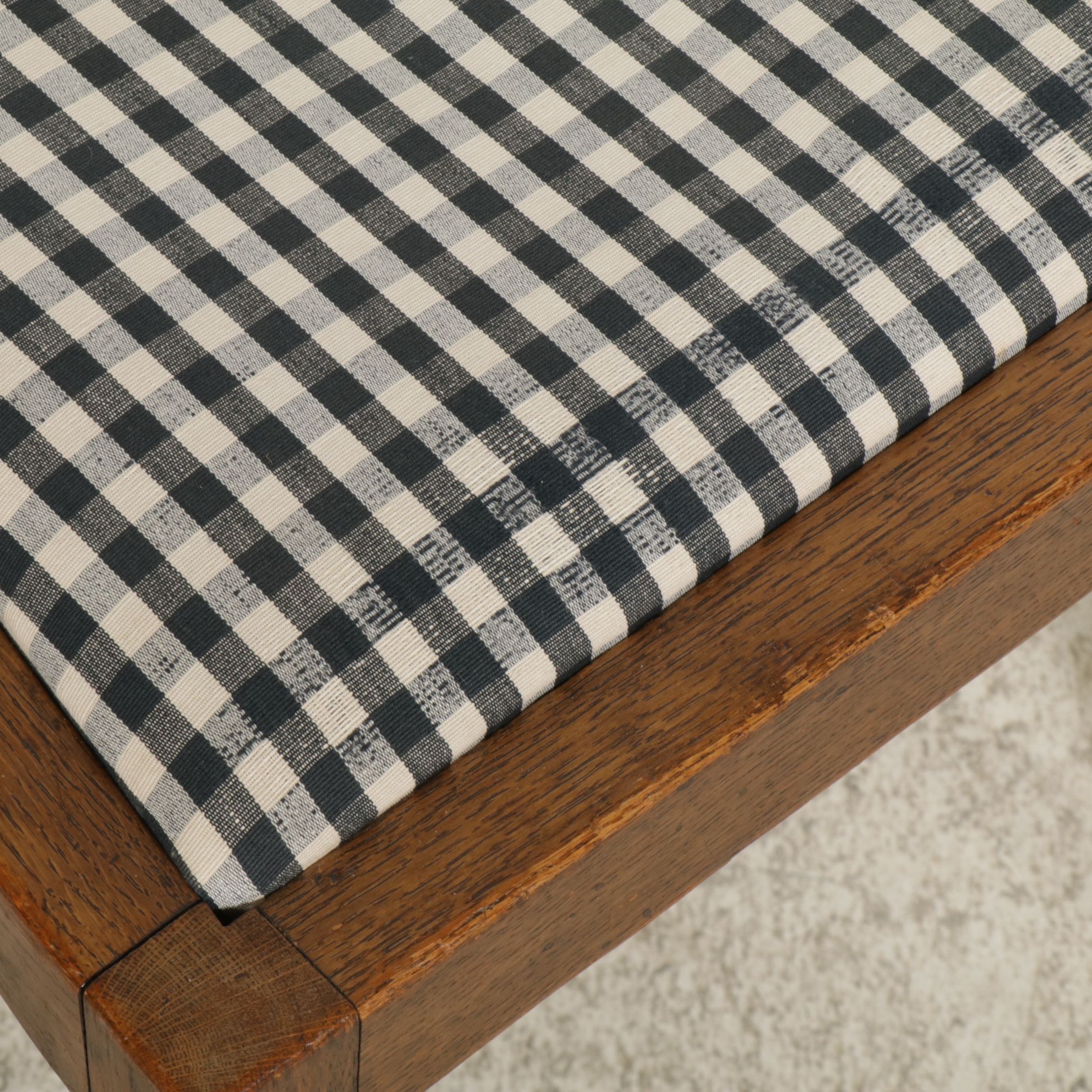 Four Queen Anne Style Oak Side Chairs, Early to Mid-20th Century