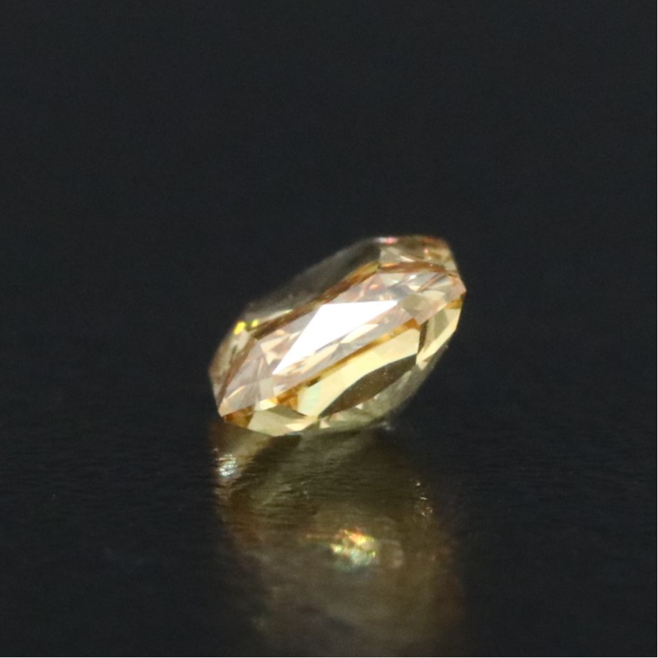 Loose 1.10 CT Lab Grown Fancy Intense Yellow Diamond with IGI Report