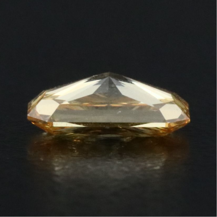 Loose 1.10 CT Lab Grown Fancy Intense Yellow Diamond with IGI Report