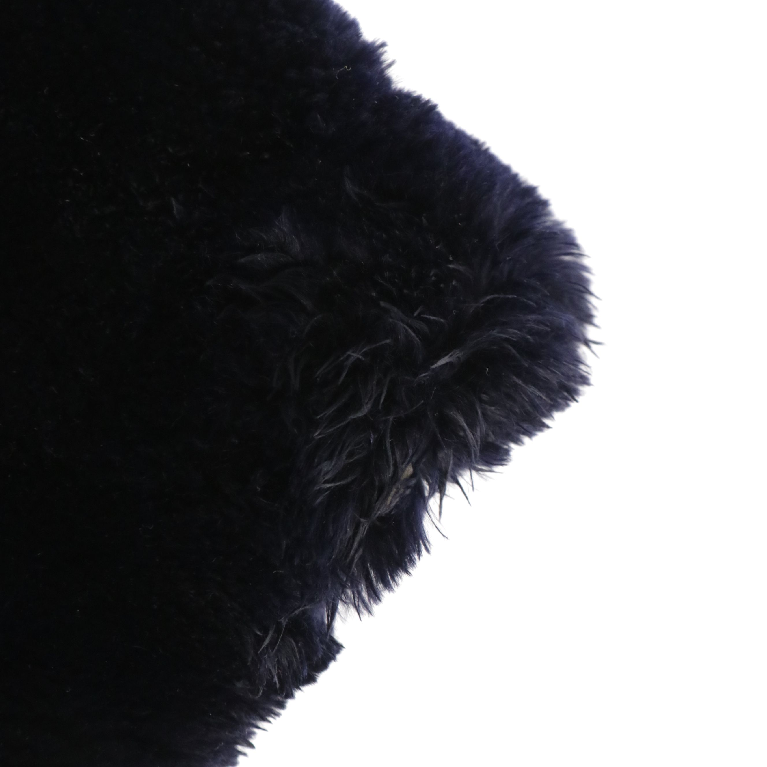 Alfred Sung Dyed Sheared Canadian Beaver Fur Stroller Coat