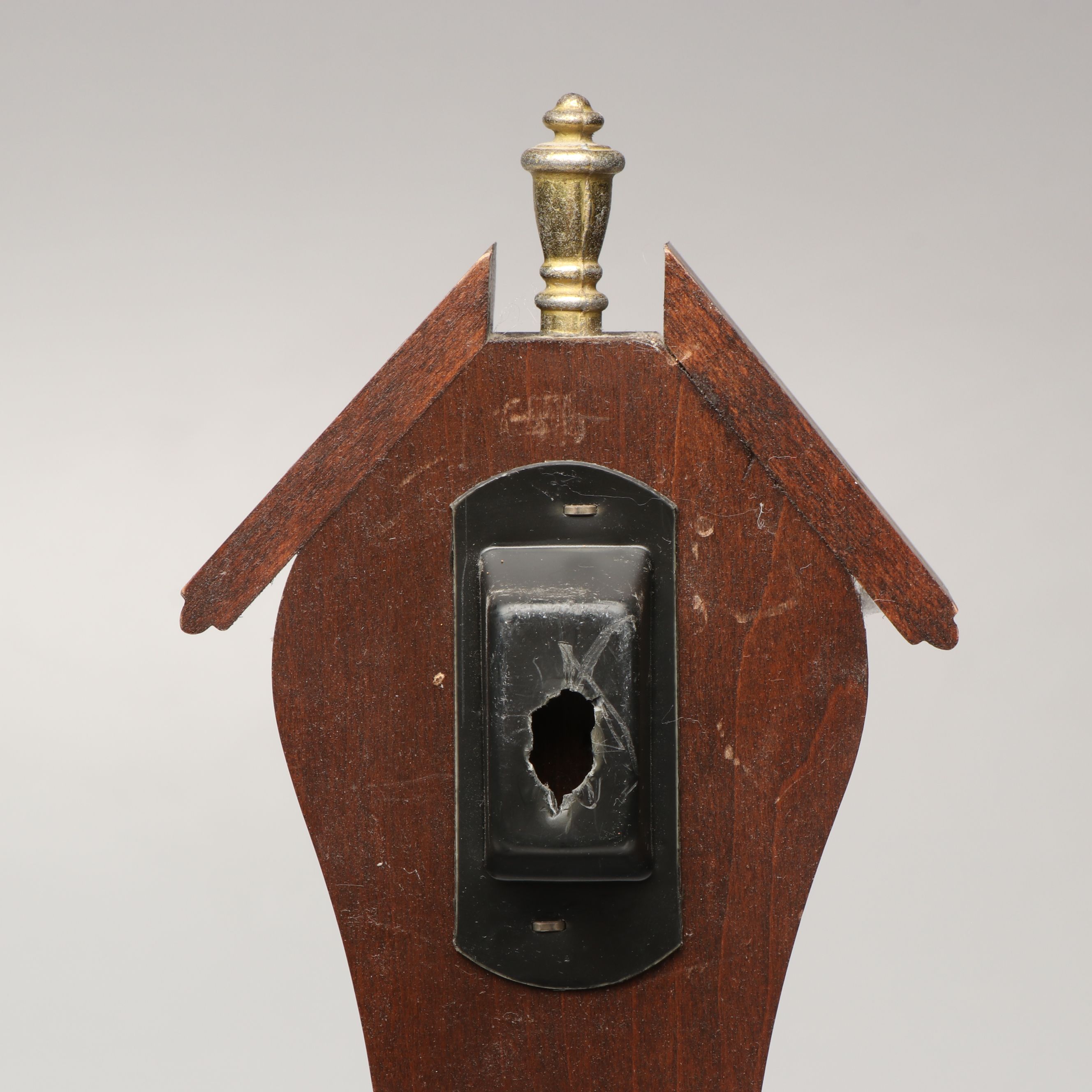 Springfield Banjo-Shaped Mahogany Finish and Rectangle Framed Weather Stations