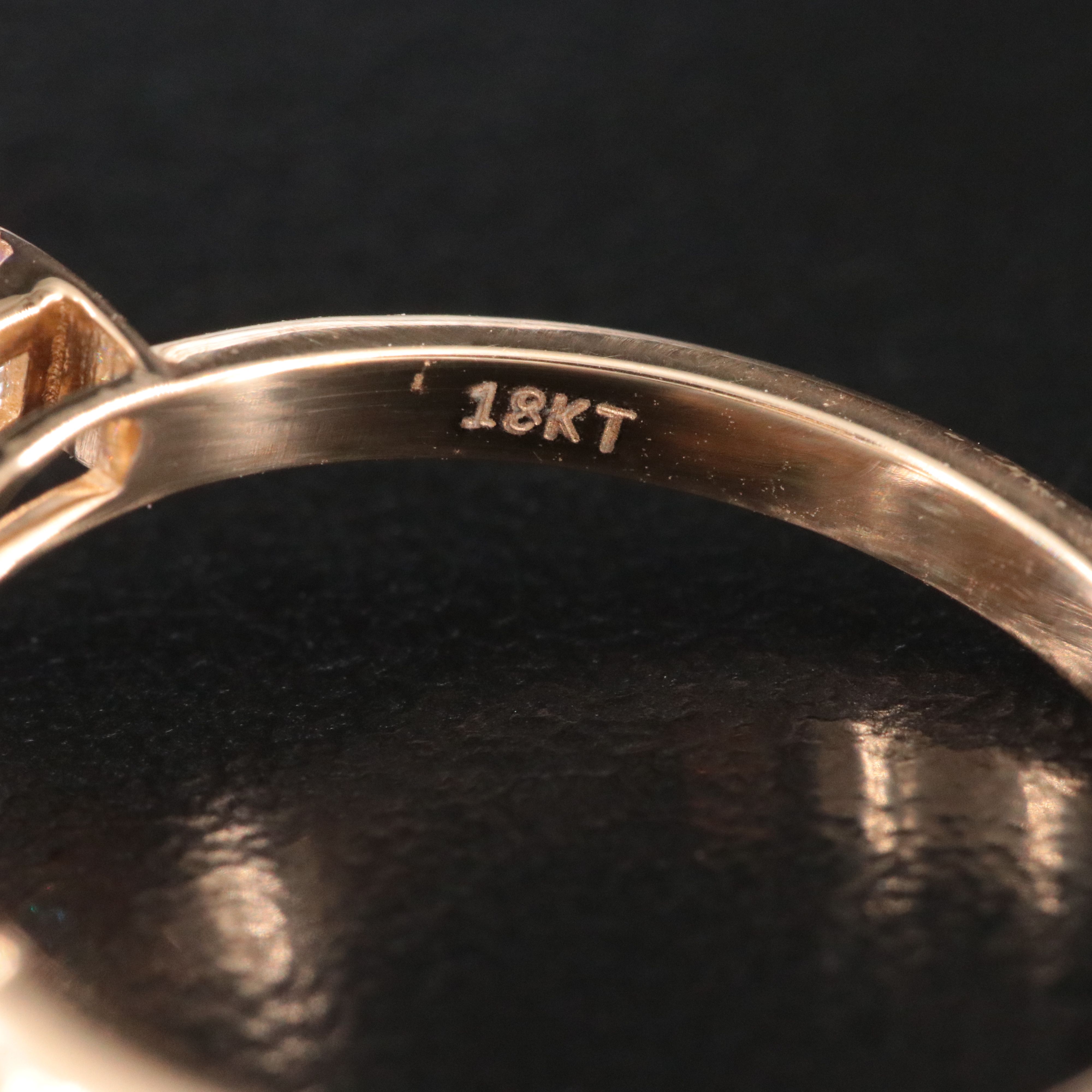 18K 4.31 CTW Lab Grown Diamond Ring with IGI Report