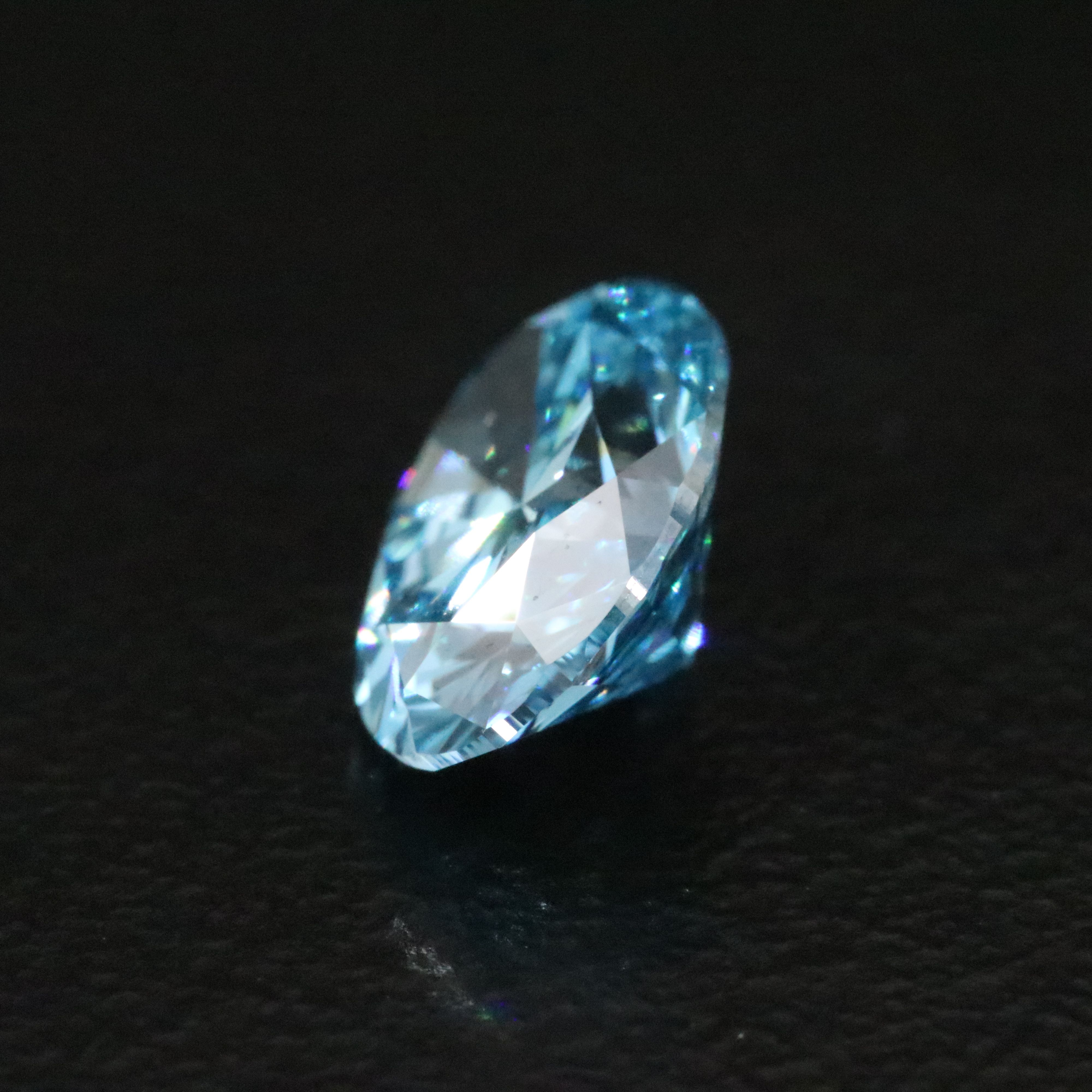 Loose 1.52 CT Lab Grown Fancy Vivid Blue Diamond with IGI Report