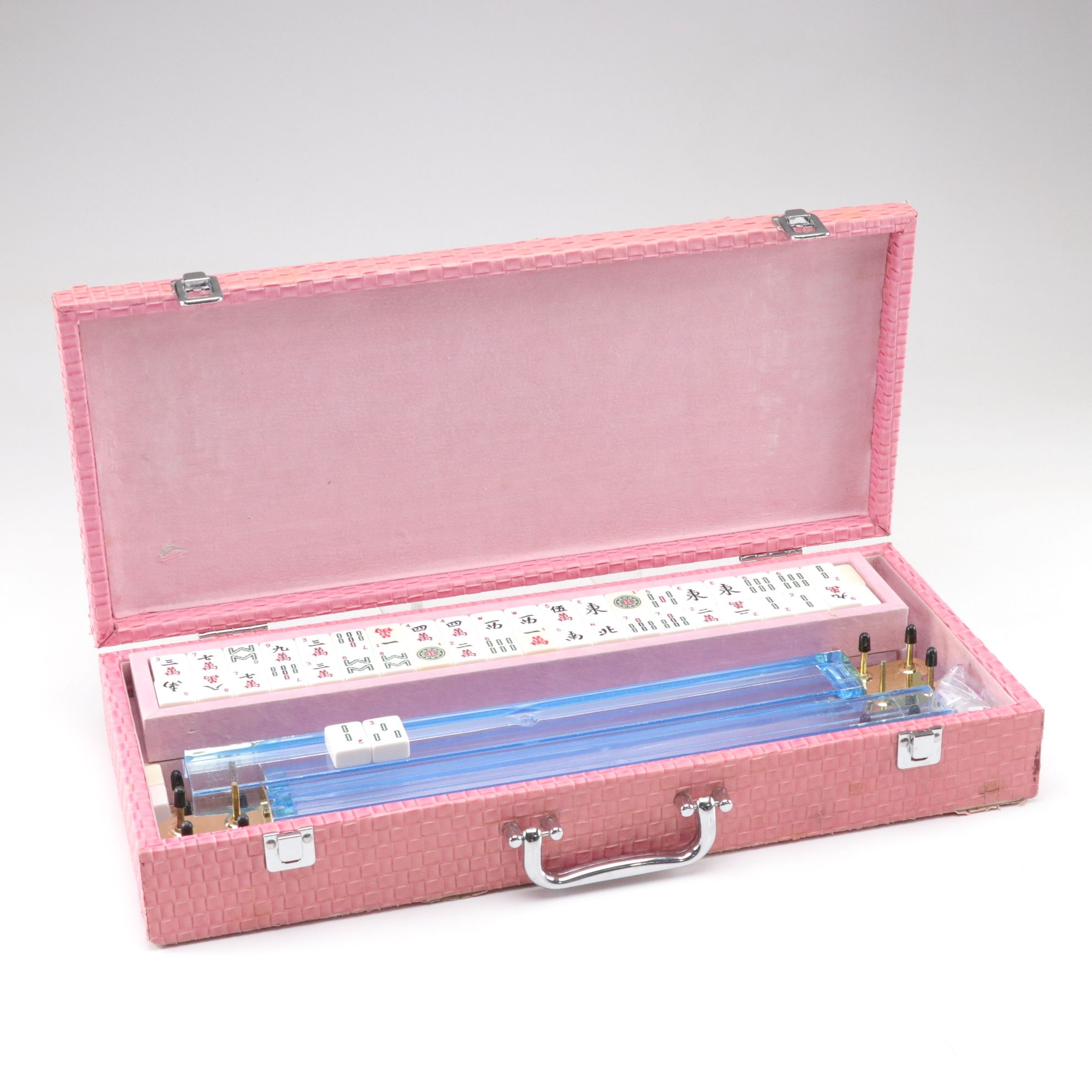 Travel Mahjong Set with Hard Shell Case