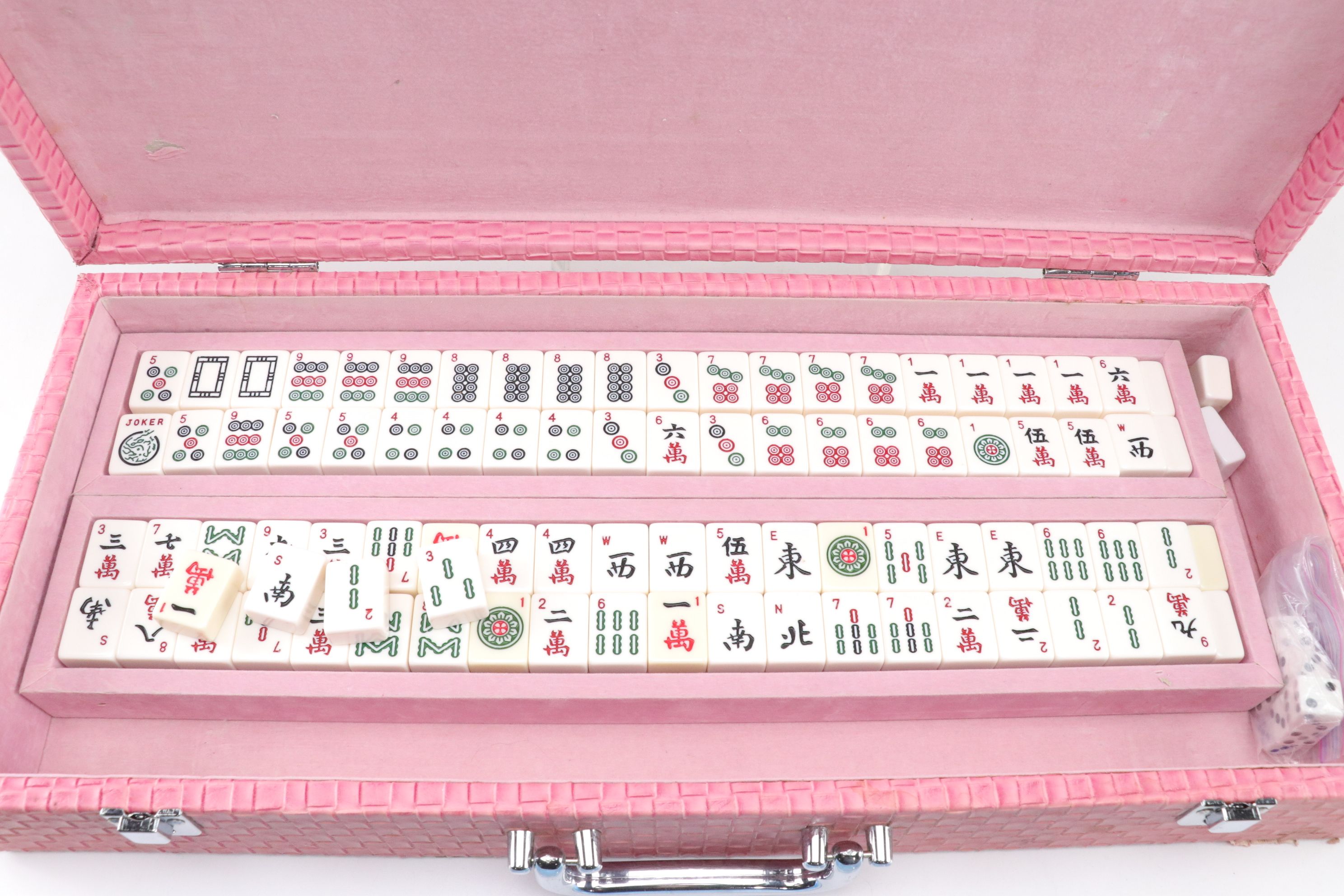 Travel Mahjong Set with Hard Shell Case