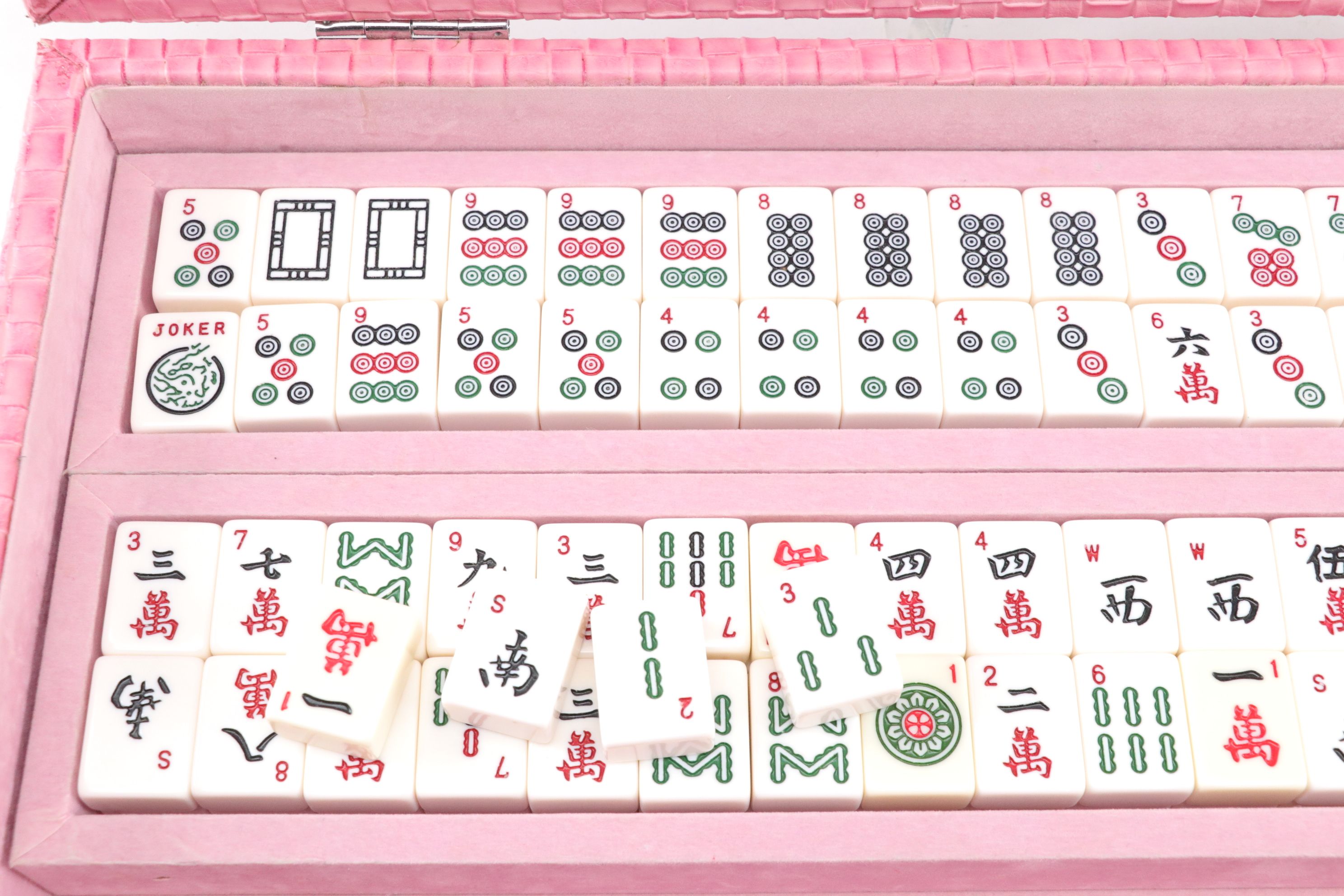 Travel Mahjong Set with Hard Shell Case