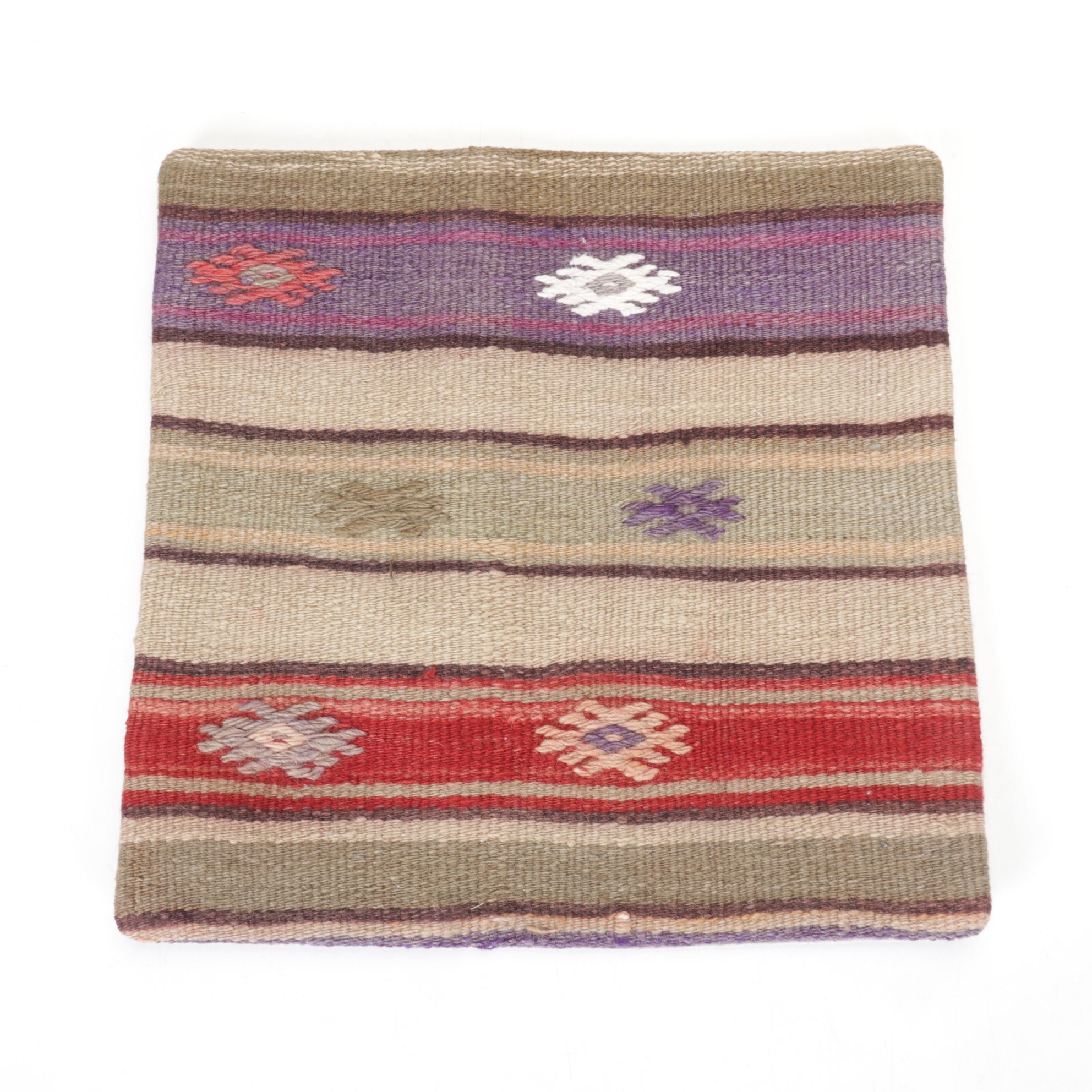 Turkish Handwoven Kilim Rug Remnant Pillow Covers