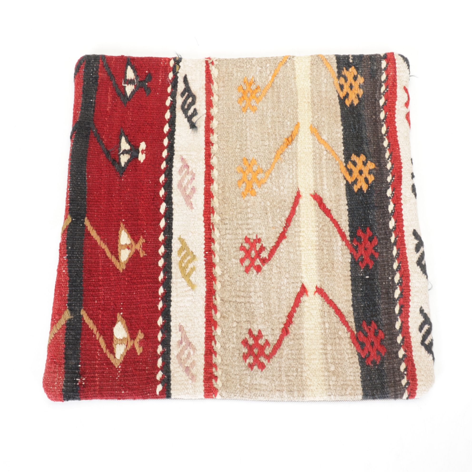 Hand-Pieced Kilim Rug Remnant Pillow Covers