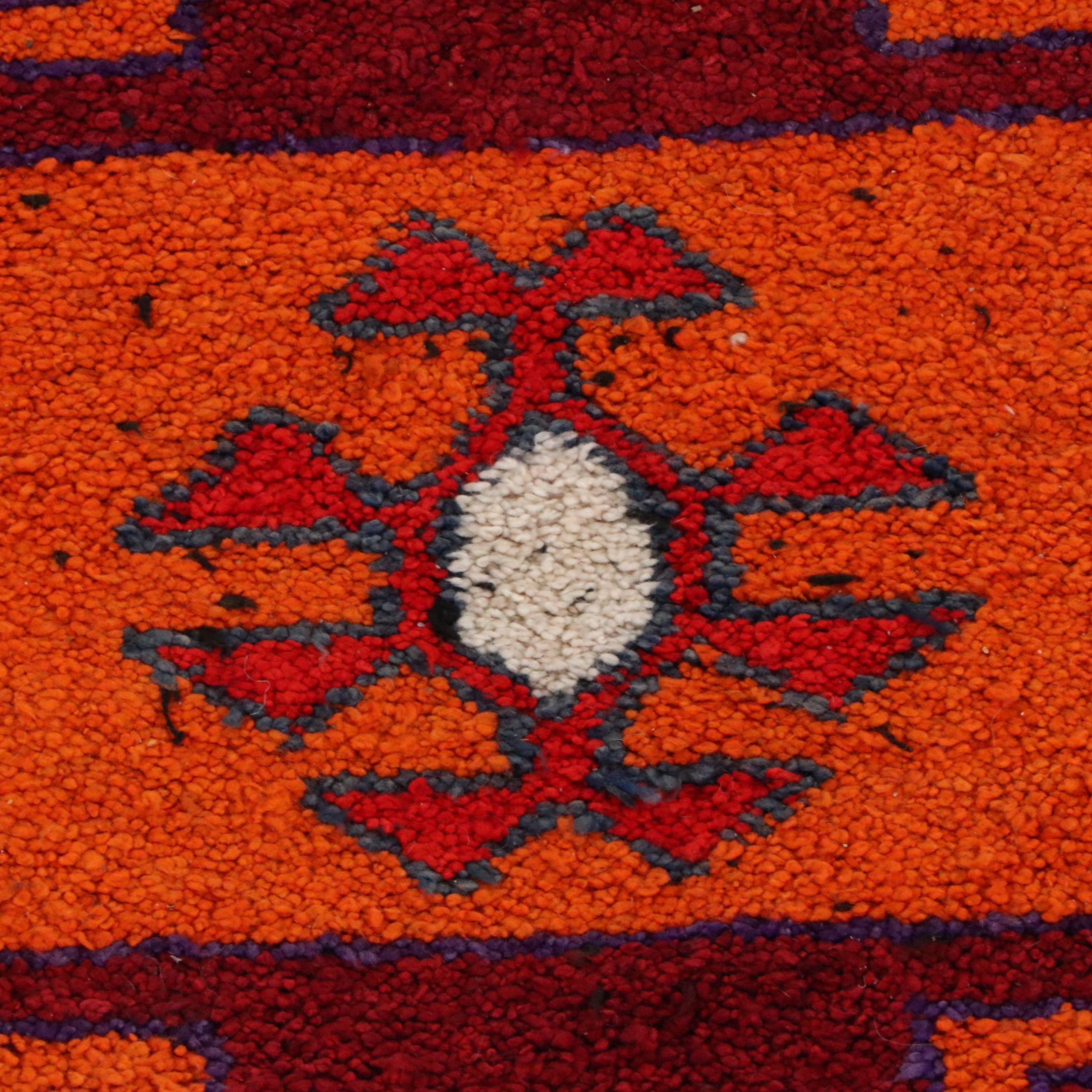 3'5 x 12'9 Hand-Knotted Turkish Village Long Rug