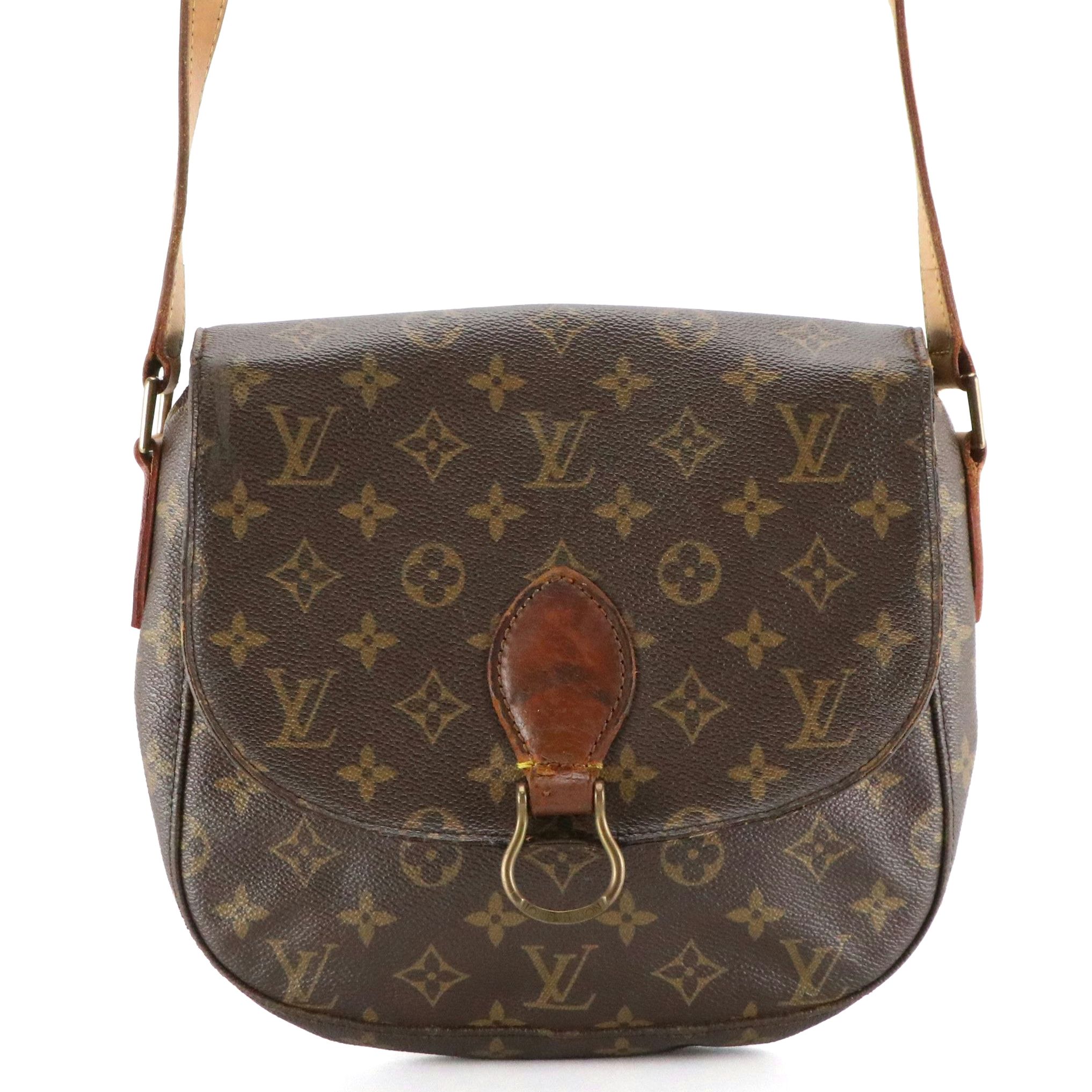 Louis Vuitton Saint Cloud GM Bag in Monogram Canvas and Vachetta Leather