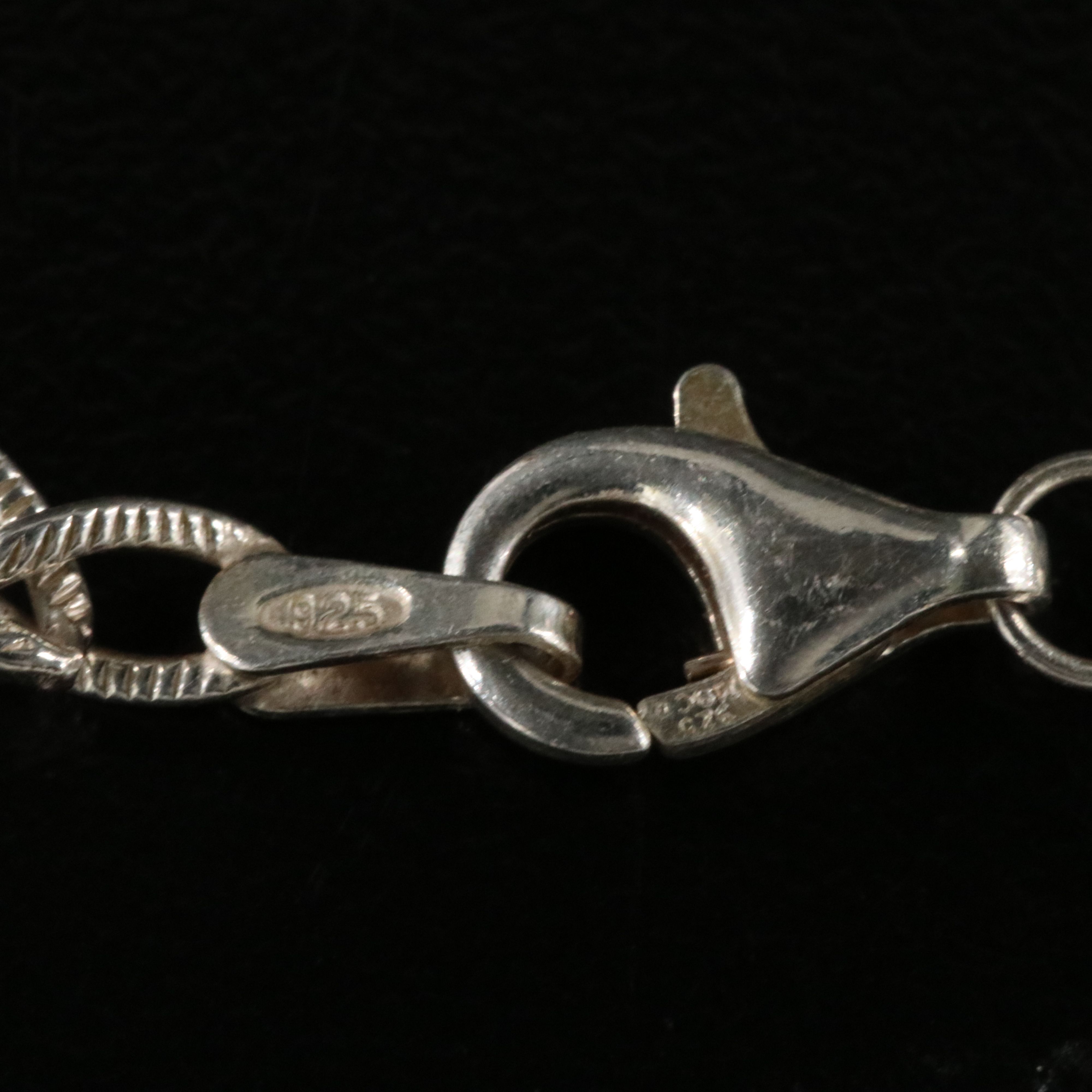 Sterling Tourmaline Pendant Necklace