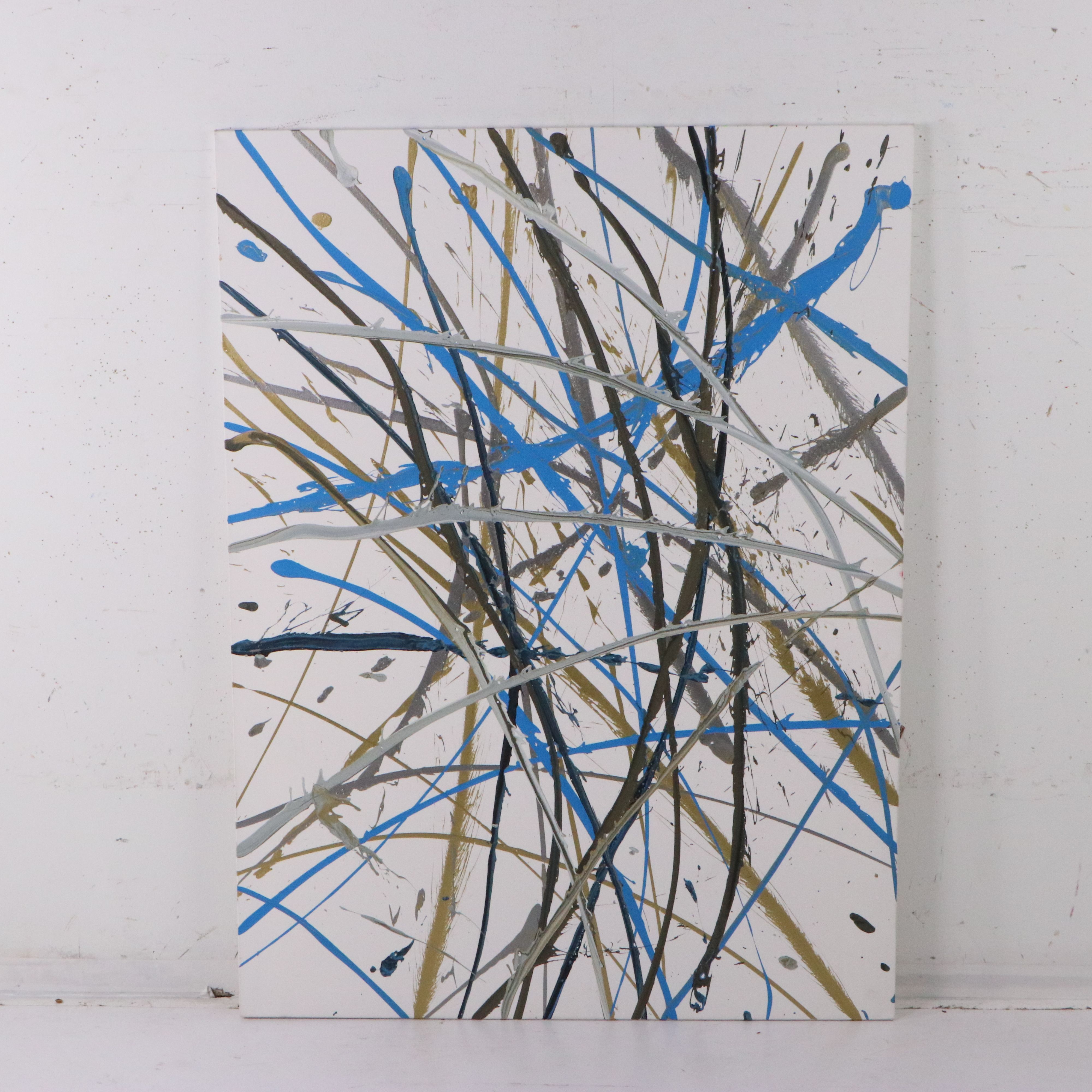 Eric Weldon Weinbrenner Abstract Expressionist Acrylic Painting, 21st Century