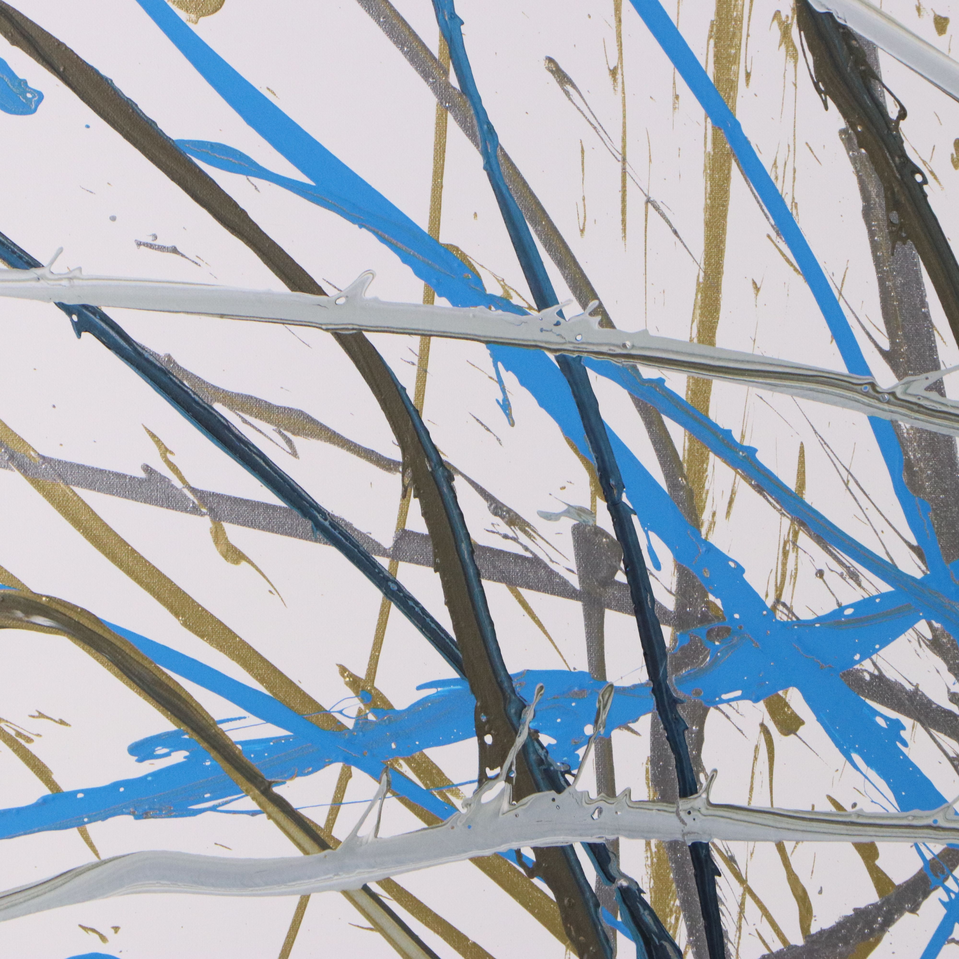 Eric Weldon Weinbrenner Abstract Expressionist Acrylic Painting, 21st Century