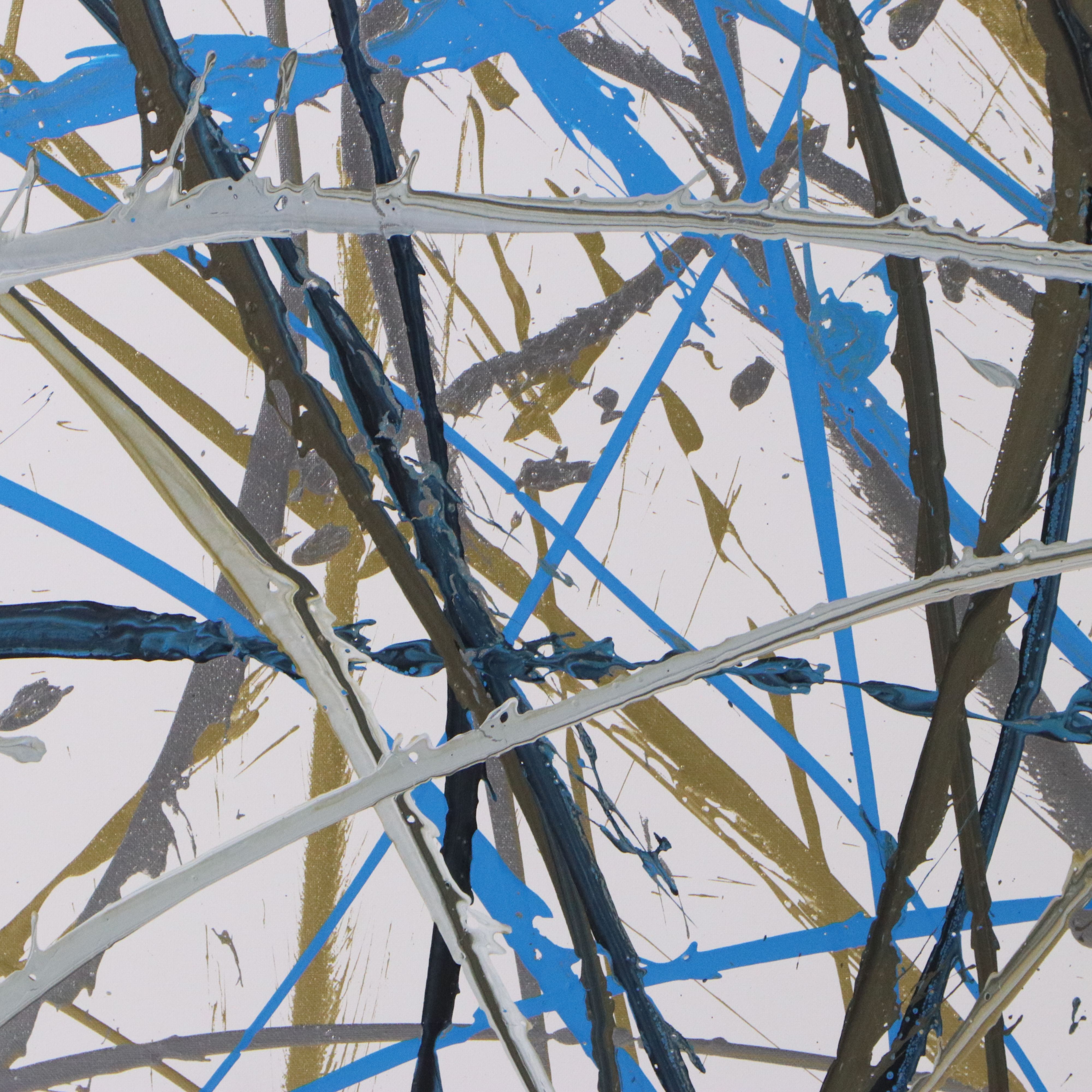 Eric Weldon Weinbrenner Abstract Expressionist Acrylic Painting, 21st Century