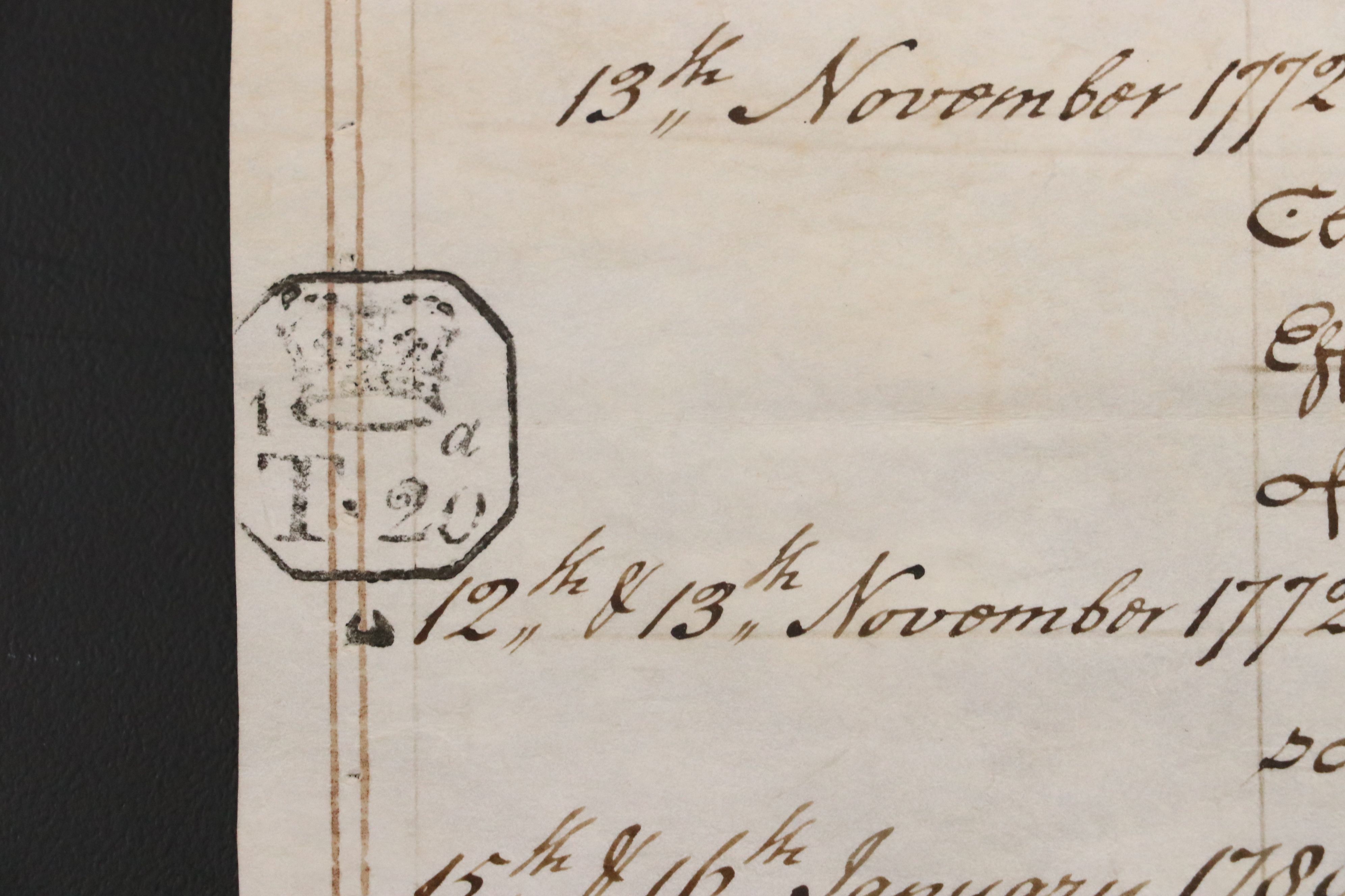 1830 English Vellum Indenture Document