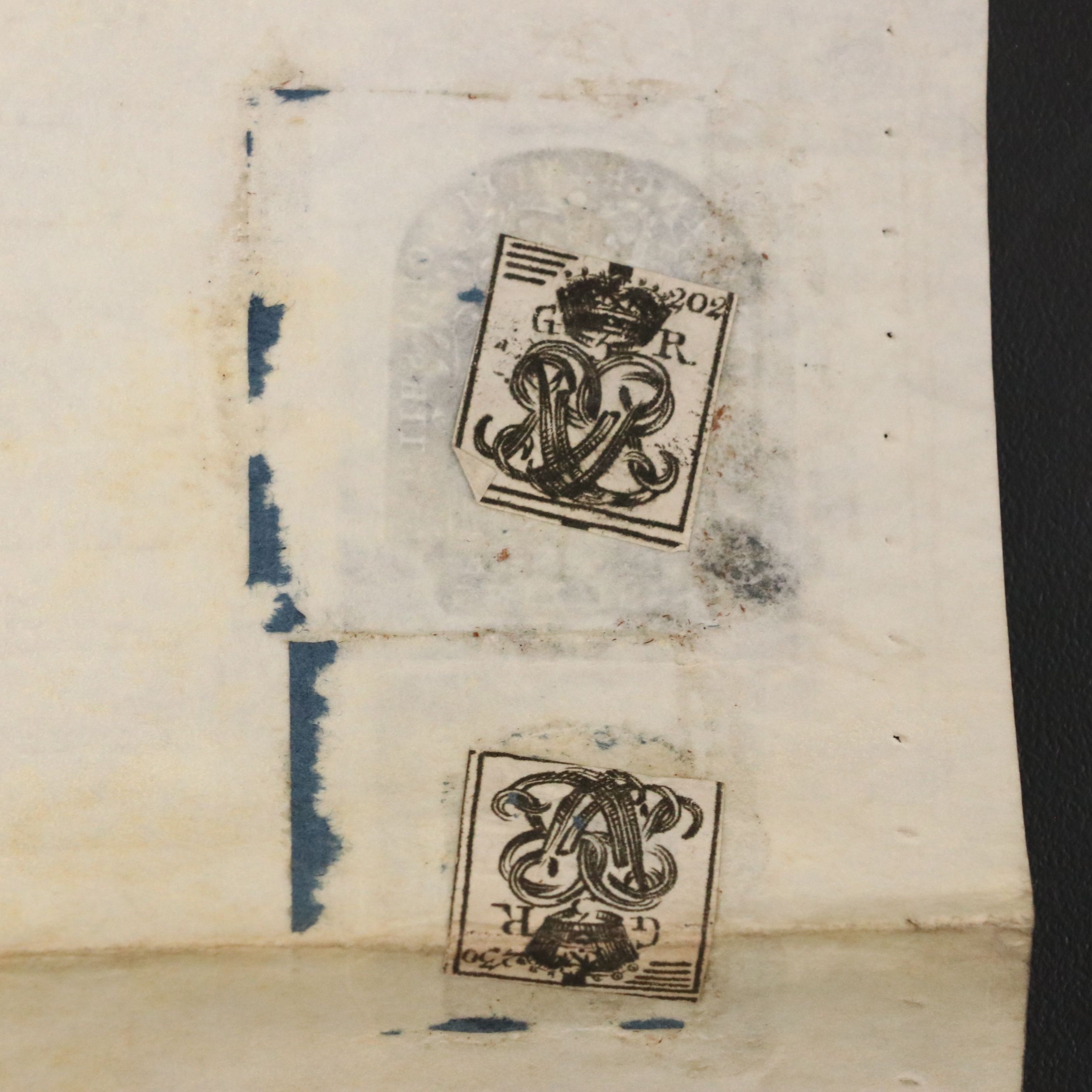 1830 English Vellum Indenture Document