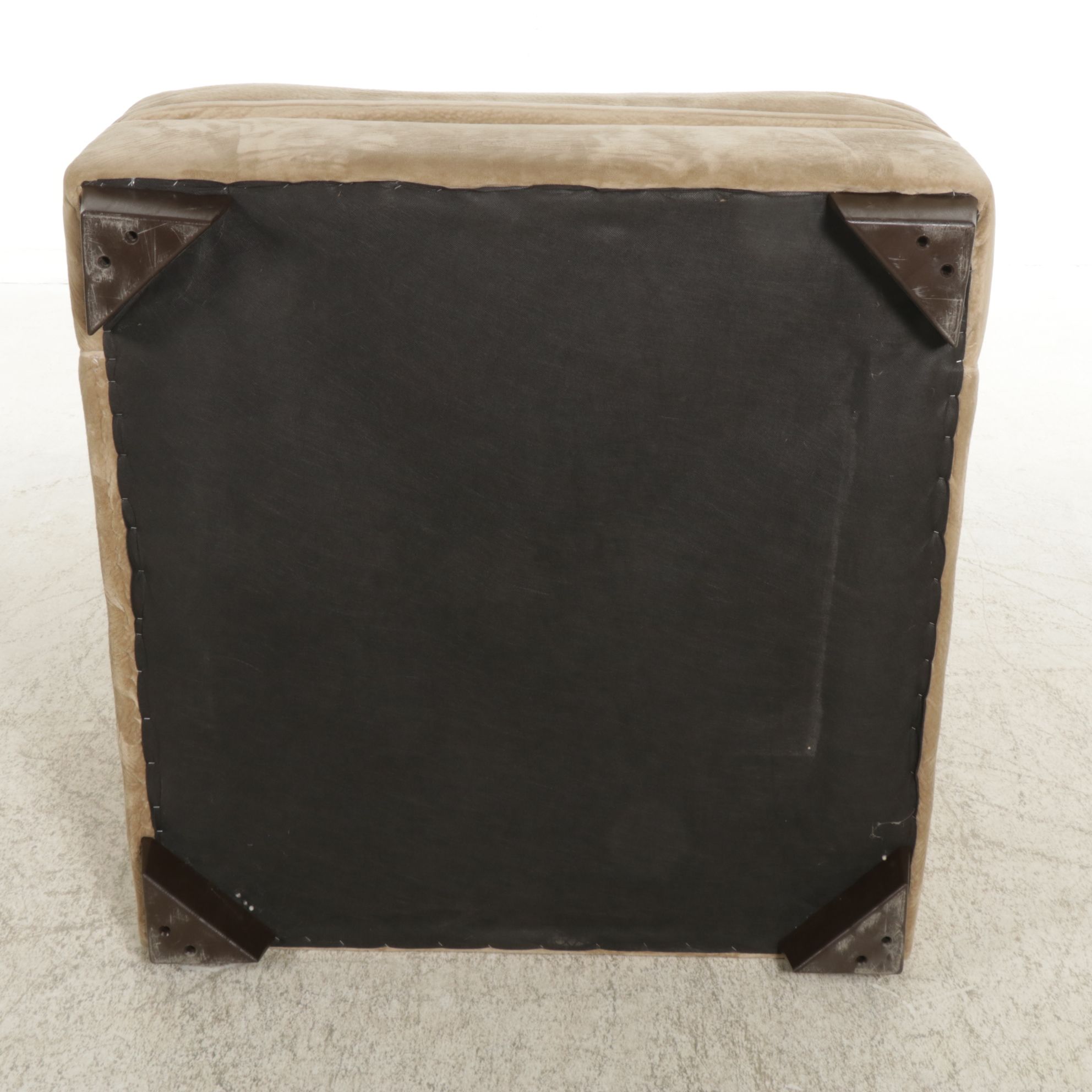 Corinthian for Front Room Furnishings Contemporary Upholstered Chair and Ottoman