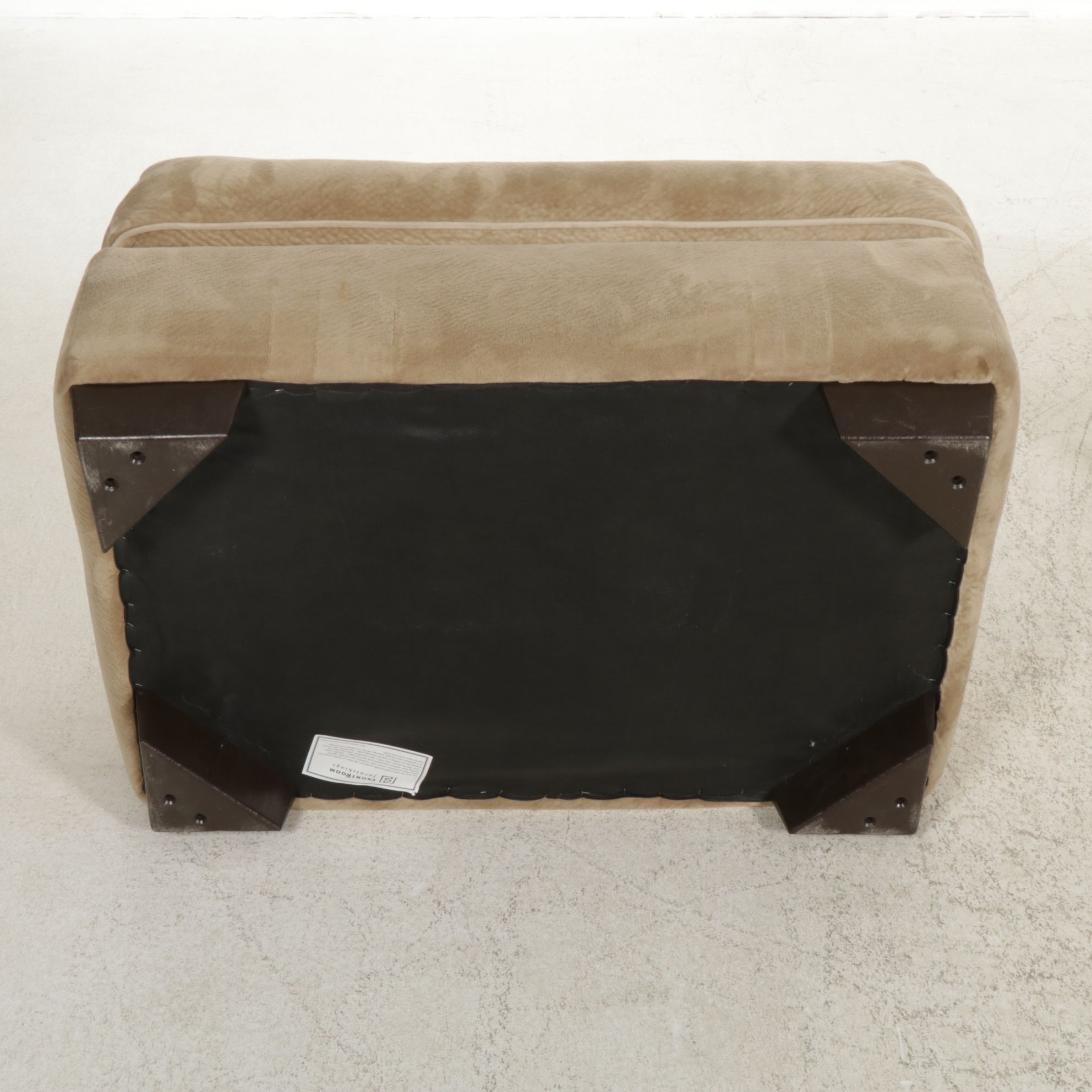 Corinthian for Front Room Furnishings Contemporary Upholstered Chair and Ottoman