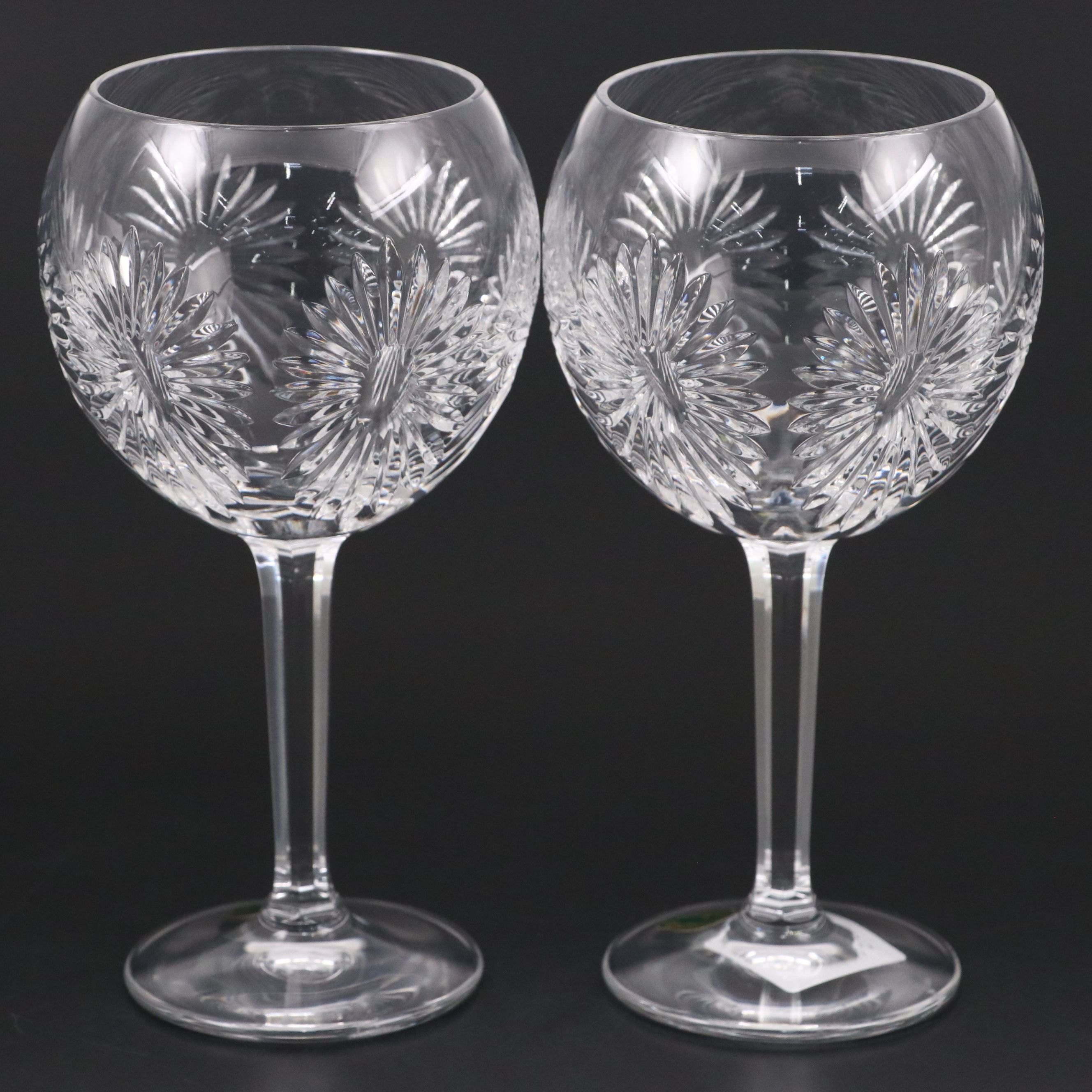 Waterford Millennium Collection "Health" Crystal Toasting Goblets