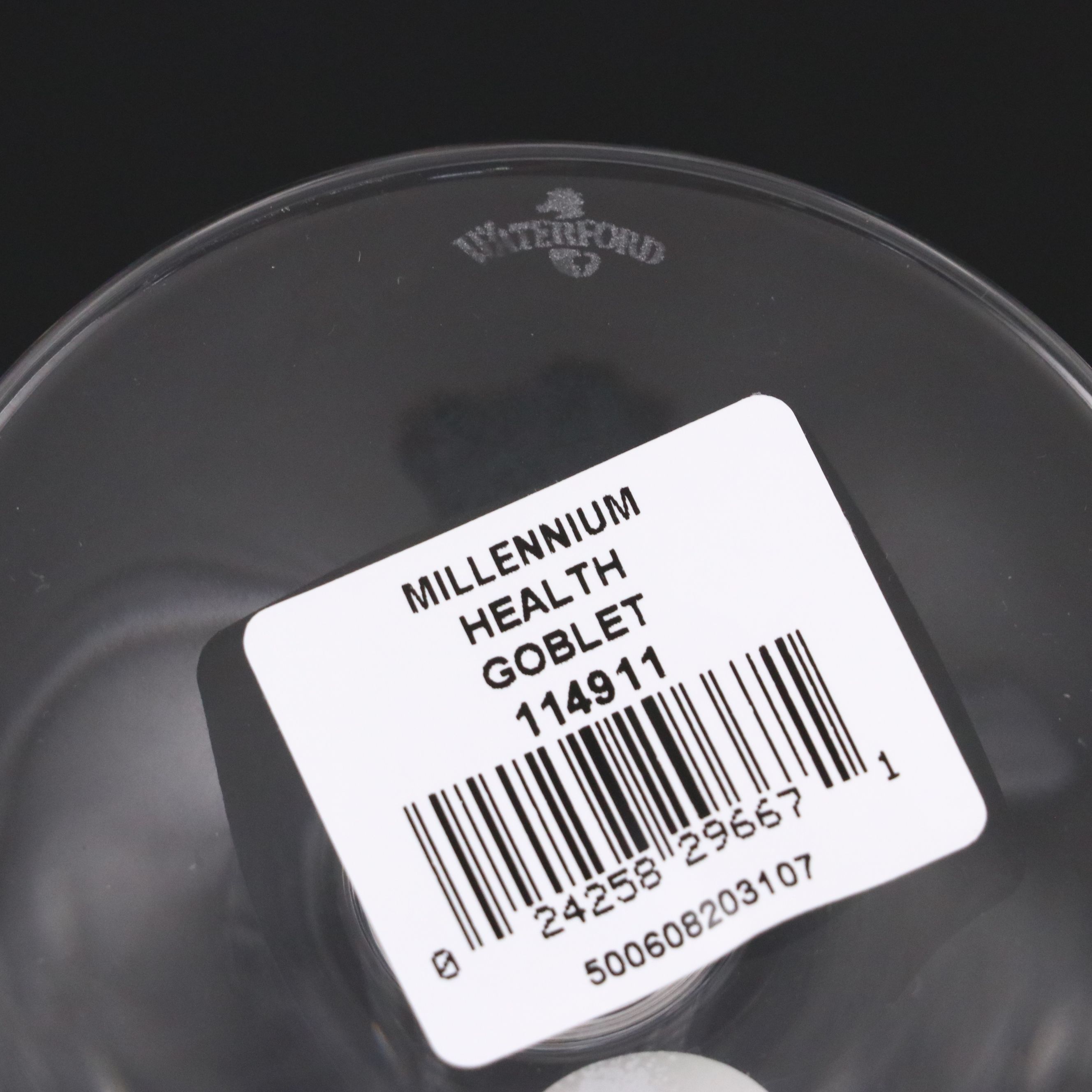 Waterford Millennium Collection "Health" Crystal Toasting Goblets