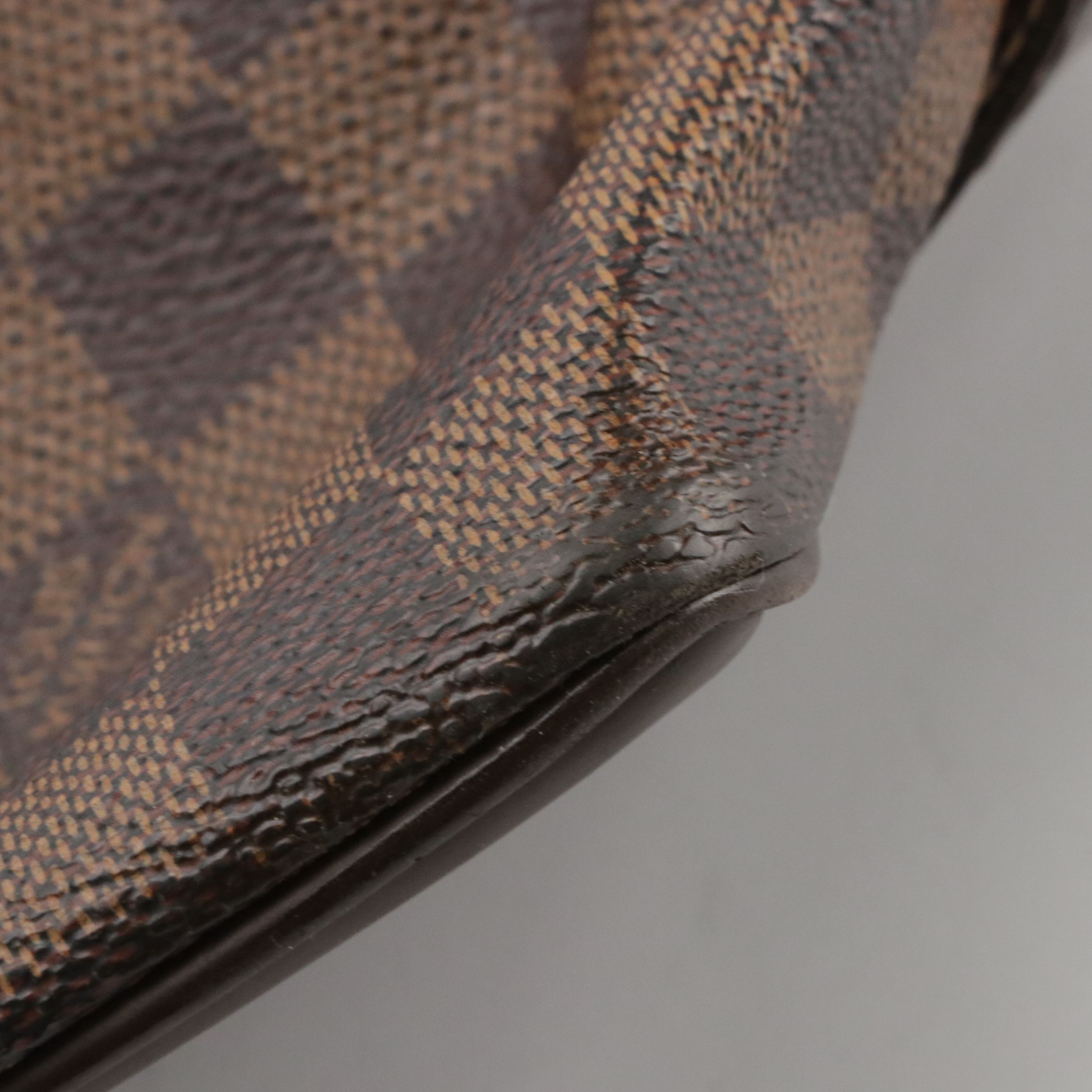 Louis Vuitton Chelsea Zip Shoulder Bag in Damier Ebene Canvas and Leather