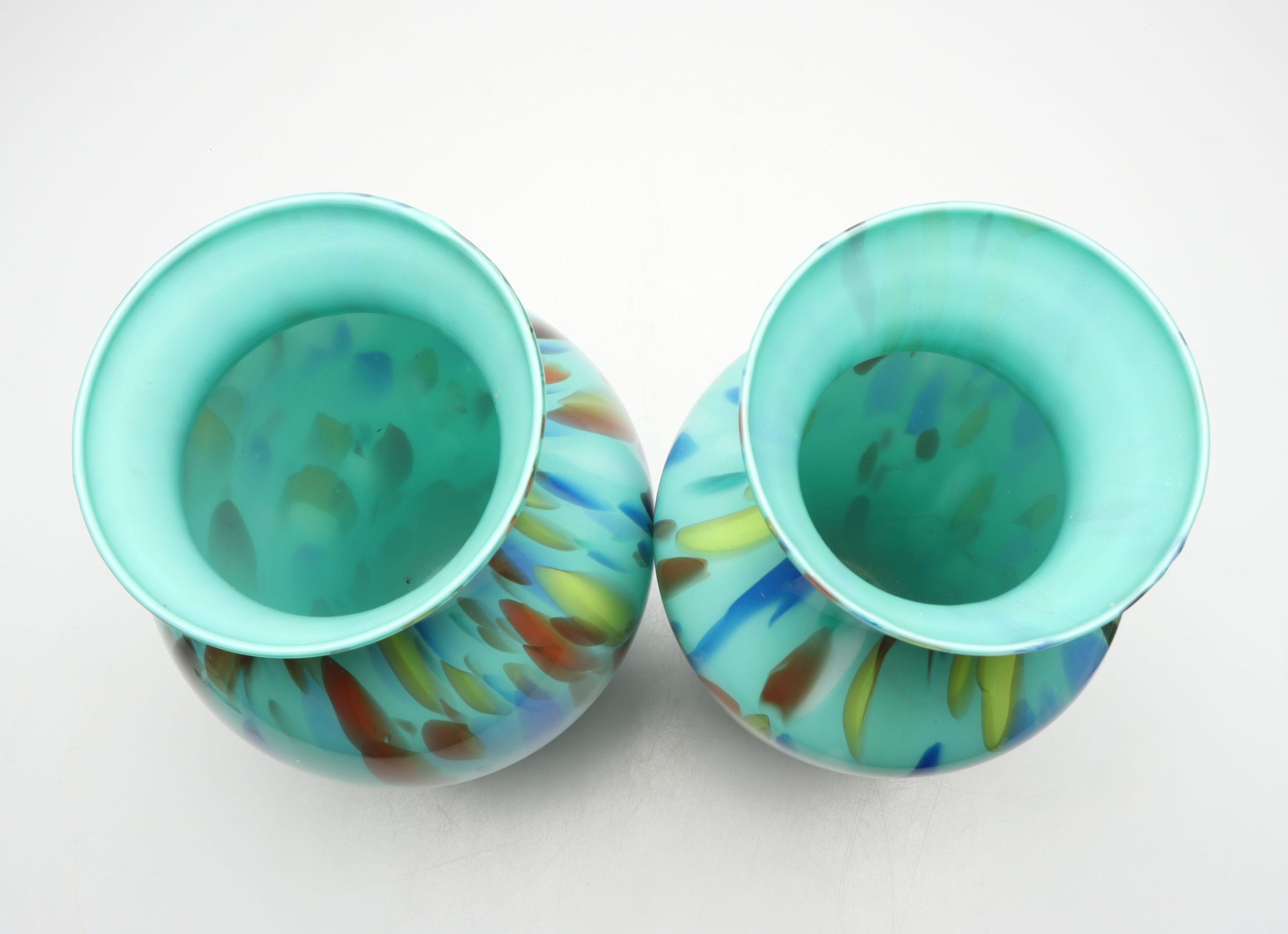 Azzurra Vetreria Artistica Italian Handblown Art Vases