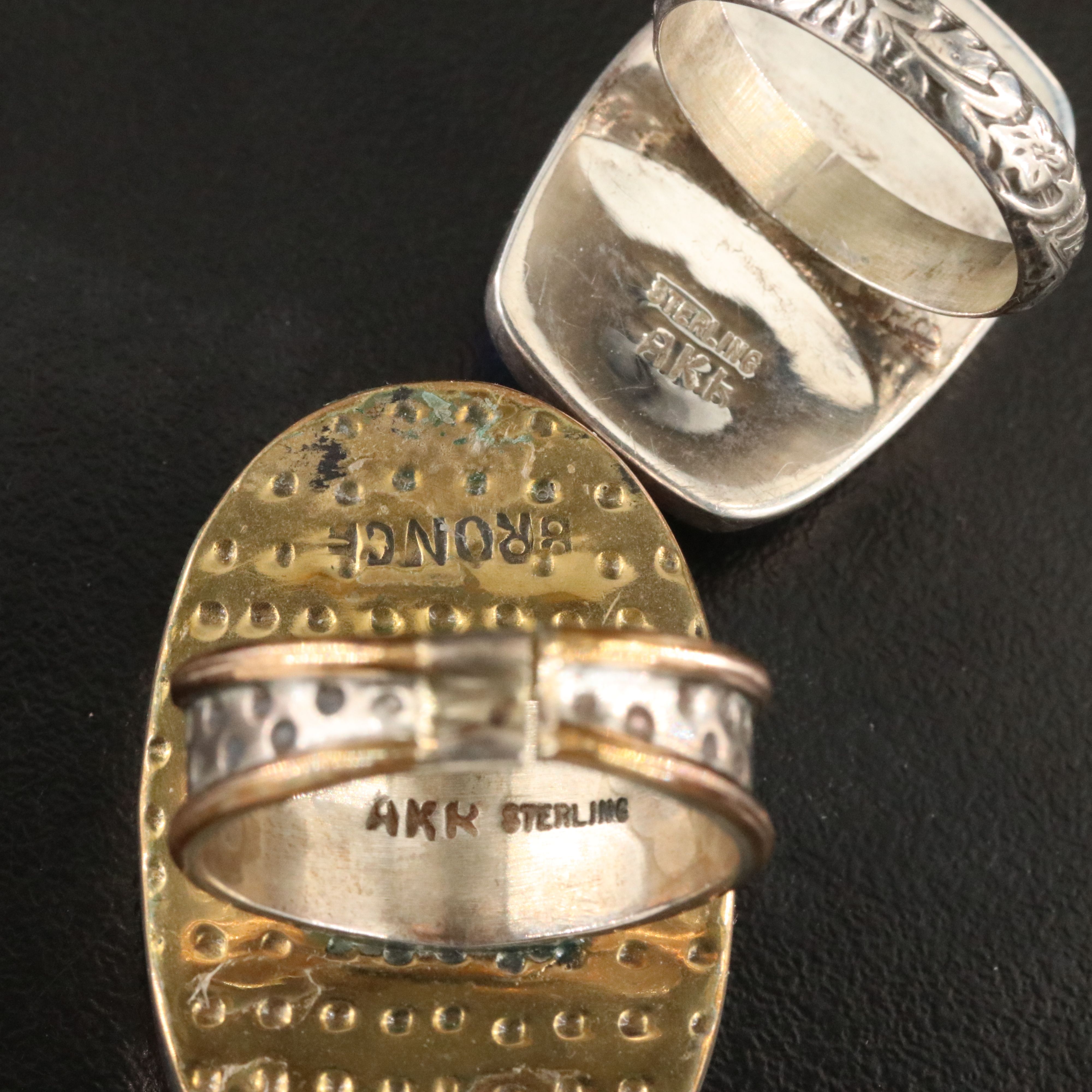 Amy Kahn Russell Sterling Rings and Earrings