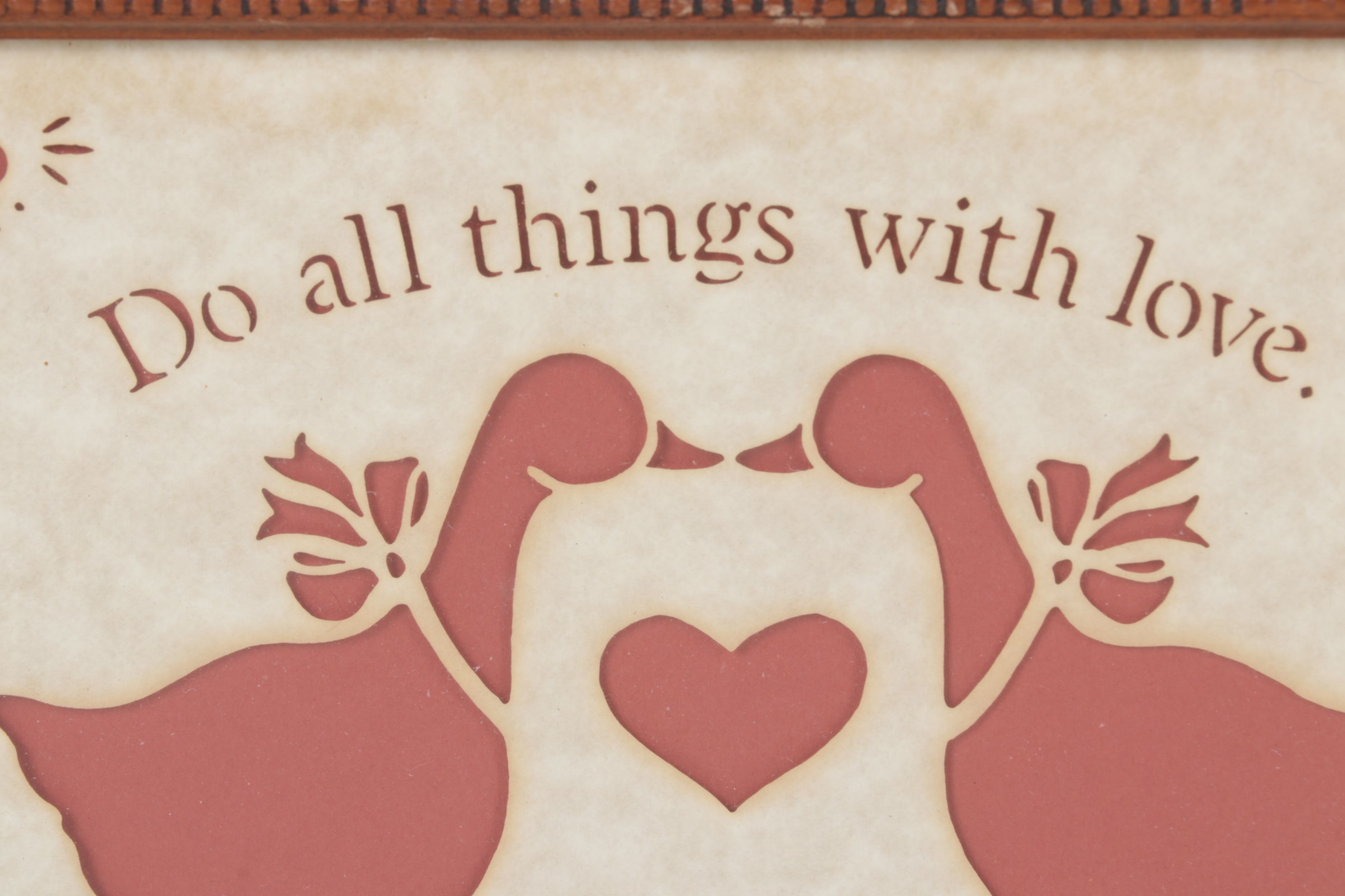 Framed "Scherenschnitte" Papercut Folk Art and More