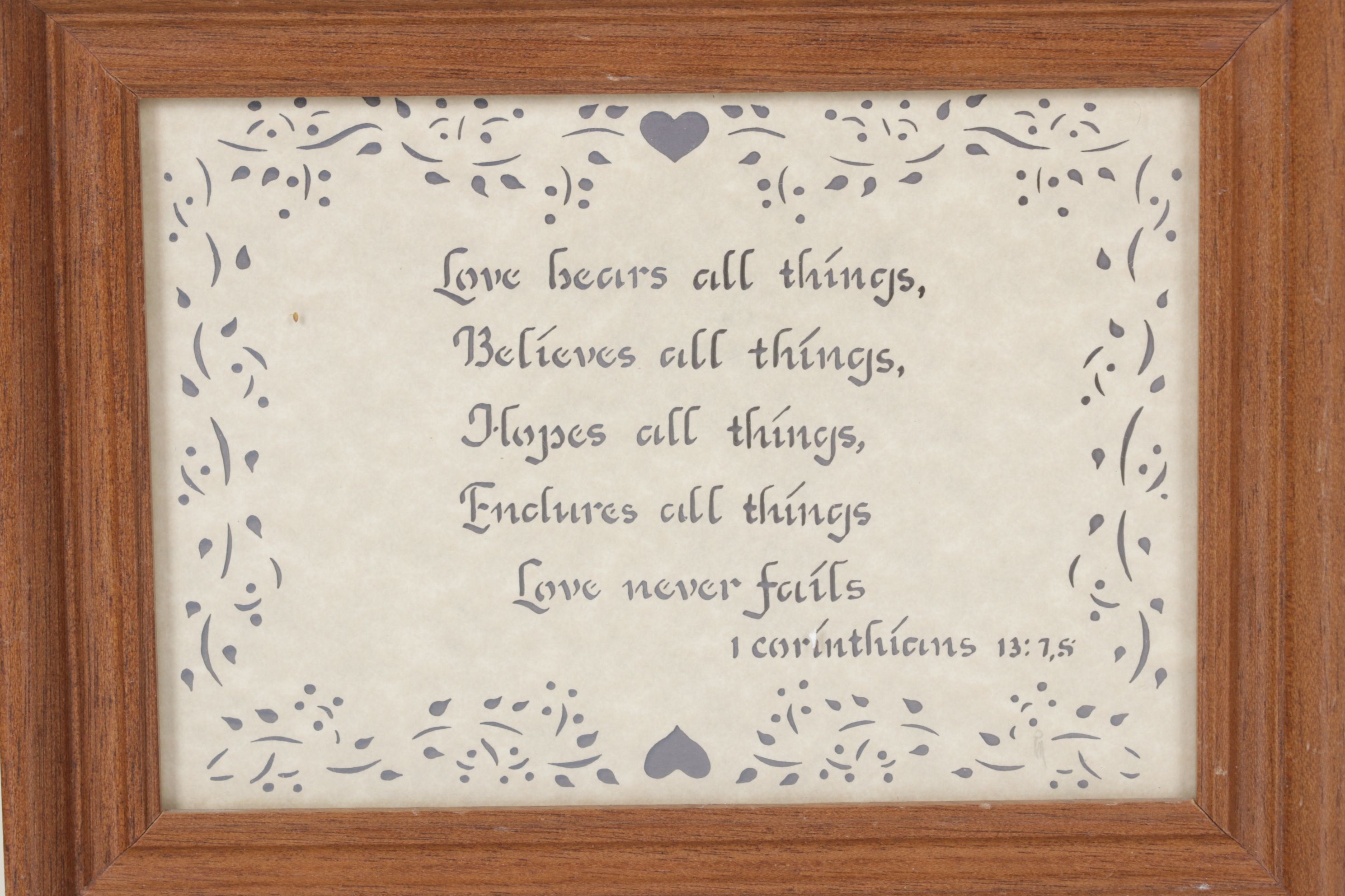 Framed "Scherenschnitte" Papercut Folk Art and More