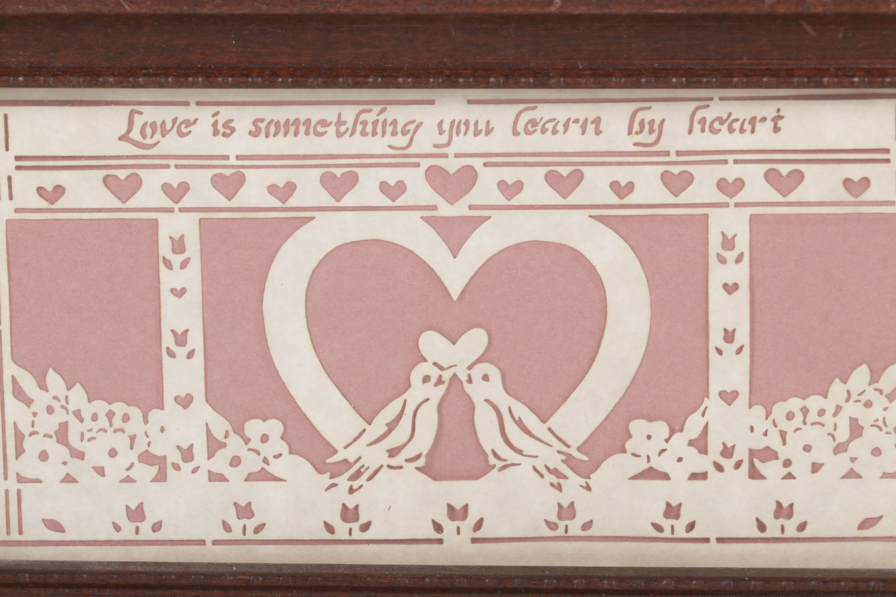 Framed "Scherenschnitte" Papercut Folk Art and More