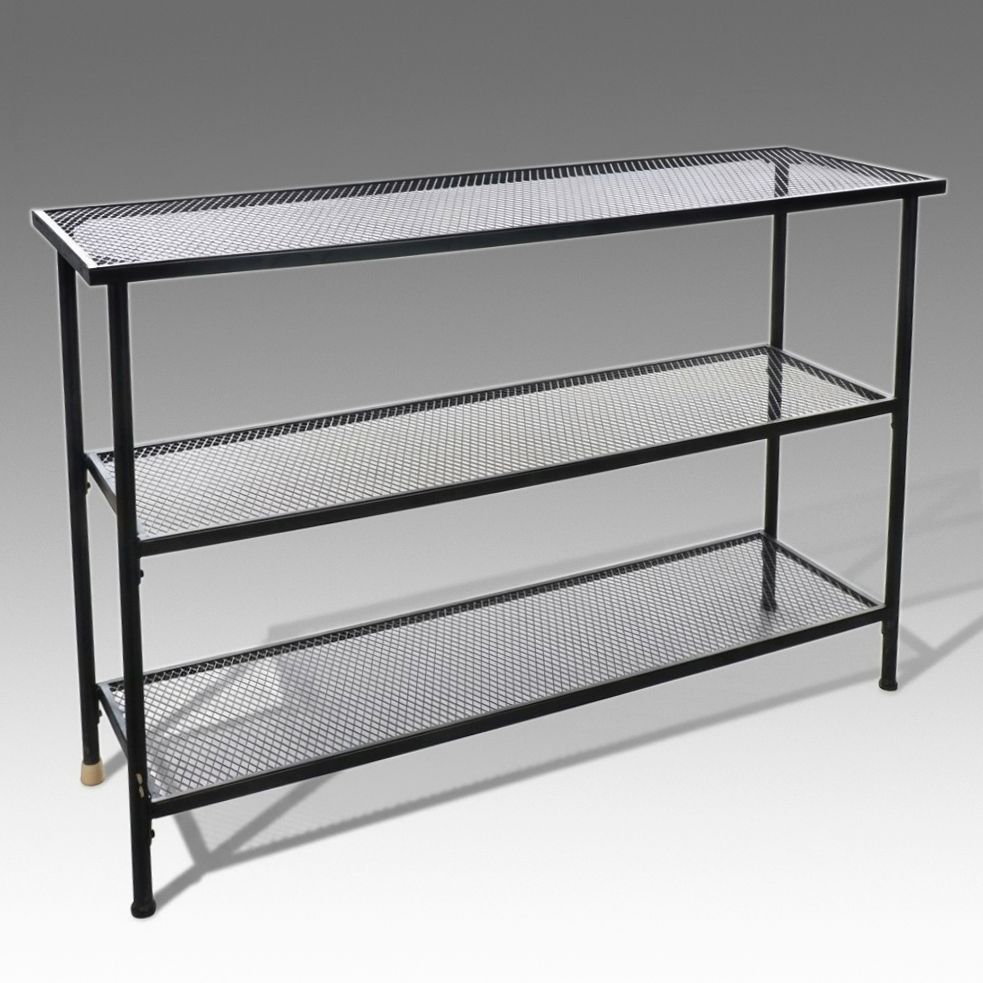 Three Storied Metal Shelf