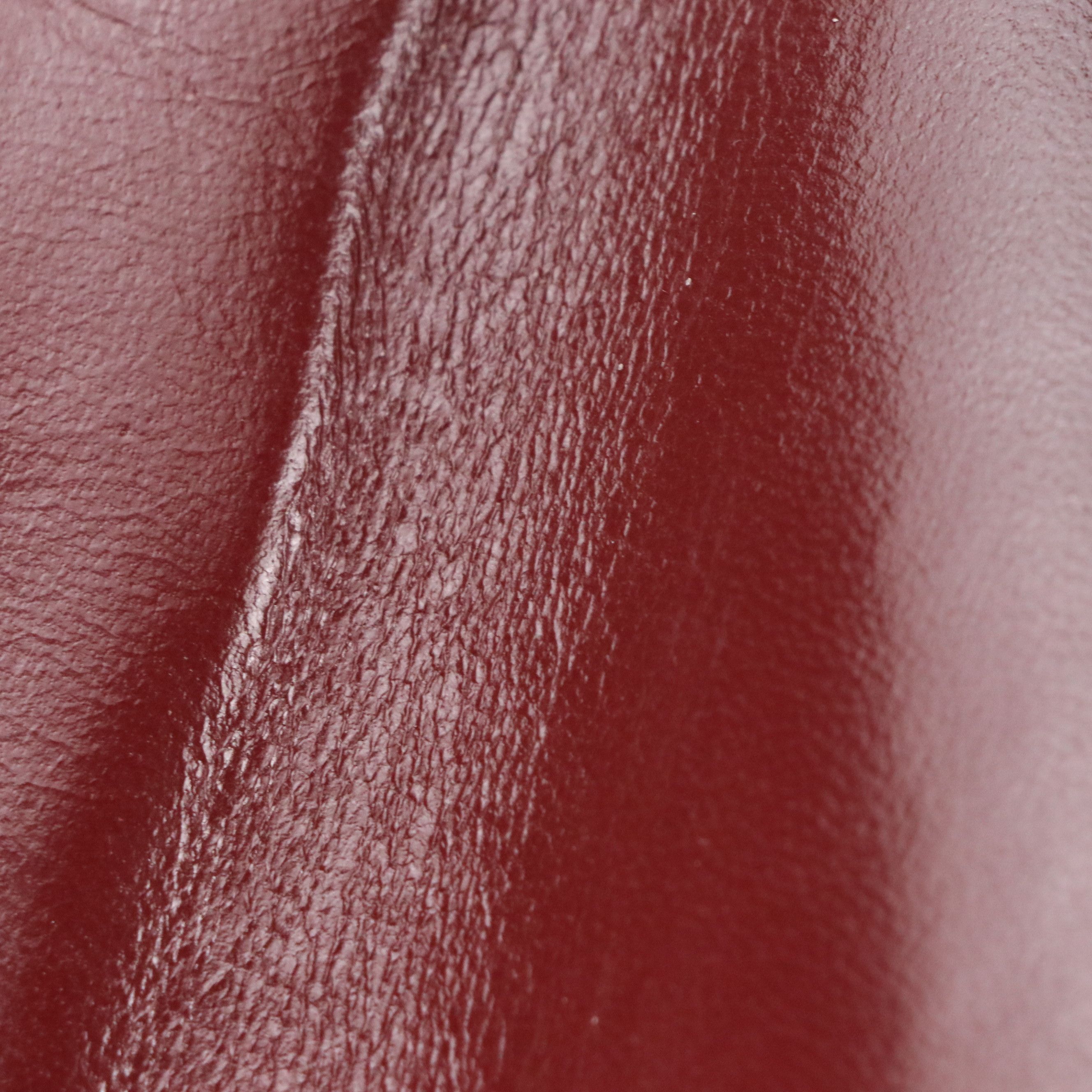 Cartier Trifold French Wallet in Burgundy Calfskin Leather