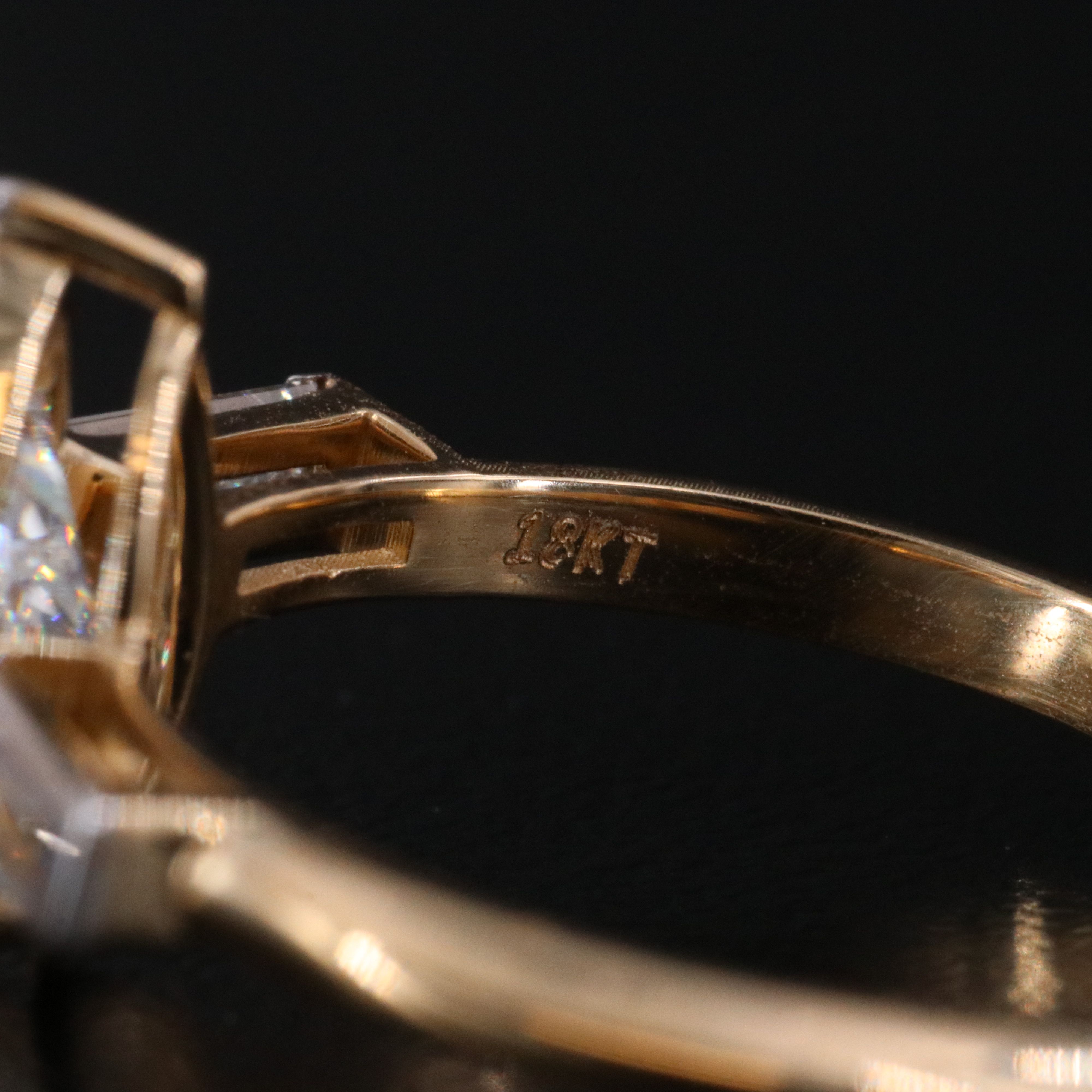 18K 2.18 CTW Lab Grown Diamond Ring with IGI Report