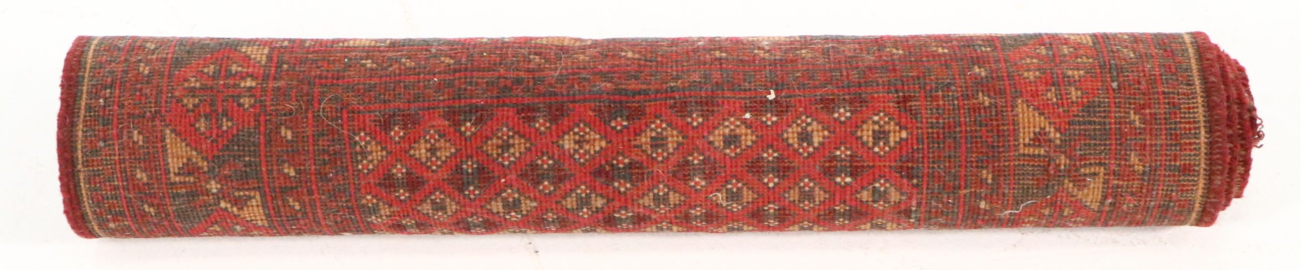 2'5 x 4'2 Hand-Knotted Afghan Baluch Accent Rug