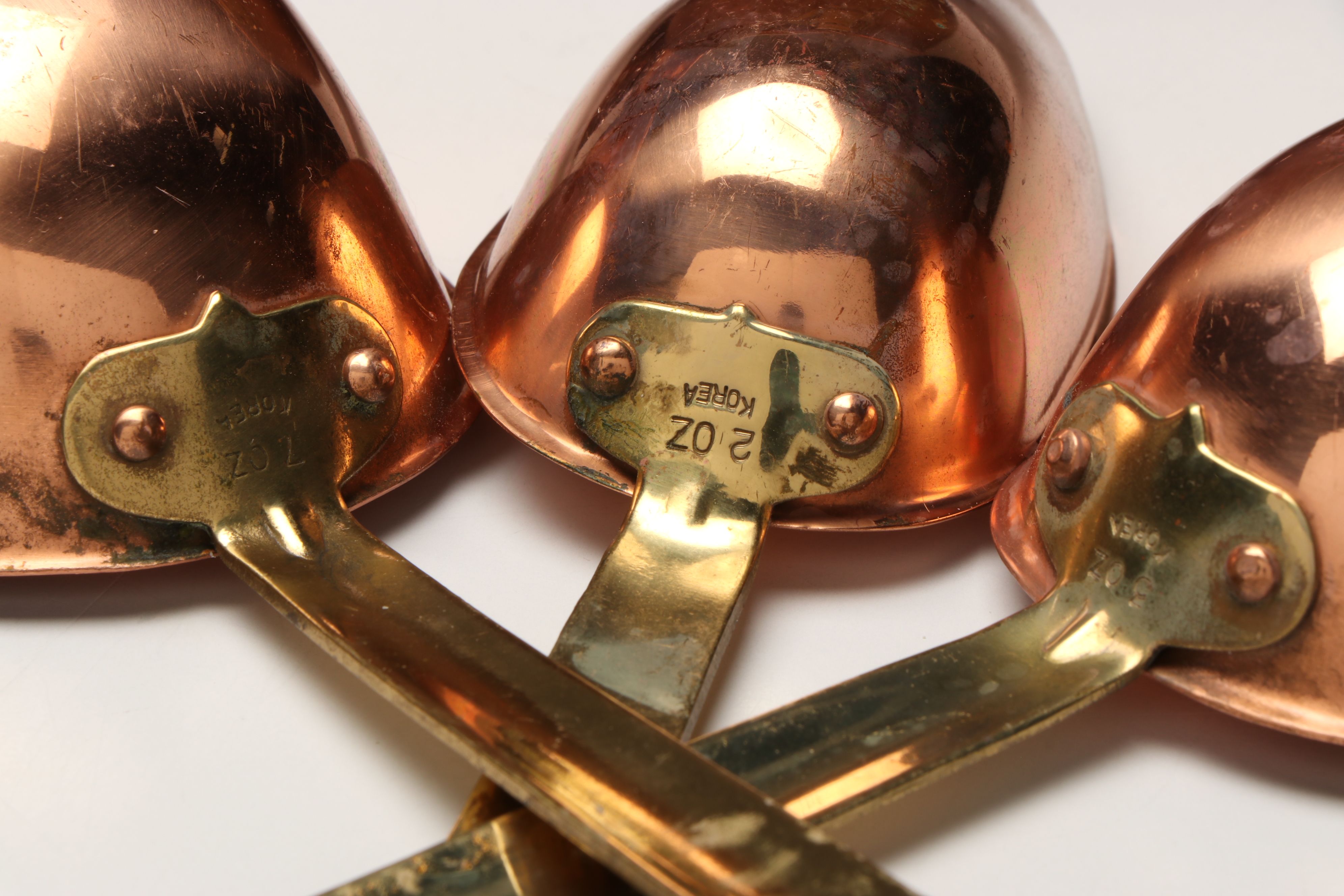 Benjamin & Medwin Inc. Colander with Other Copper Mixing Bowls and Scoops