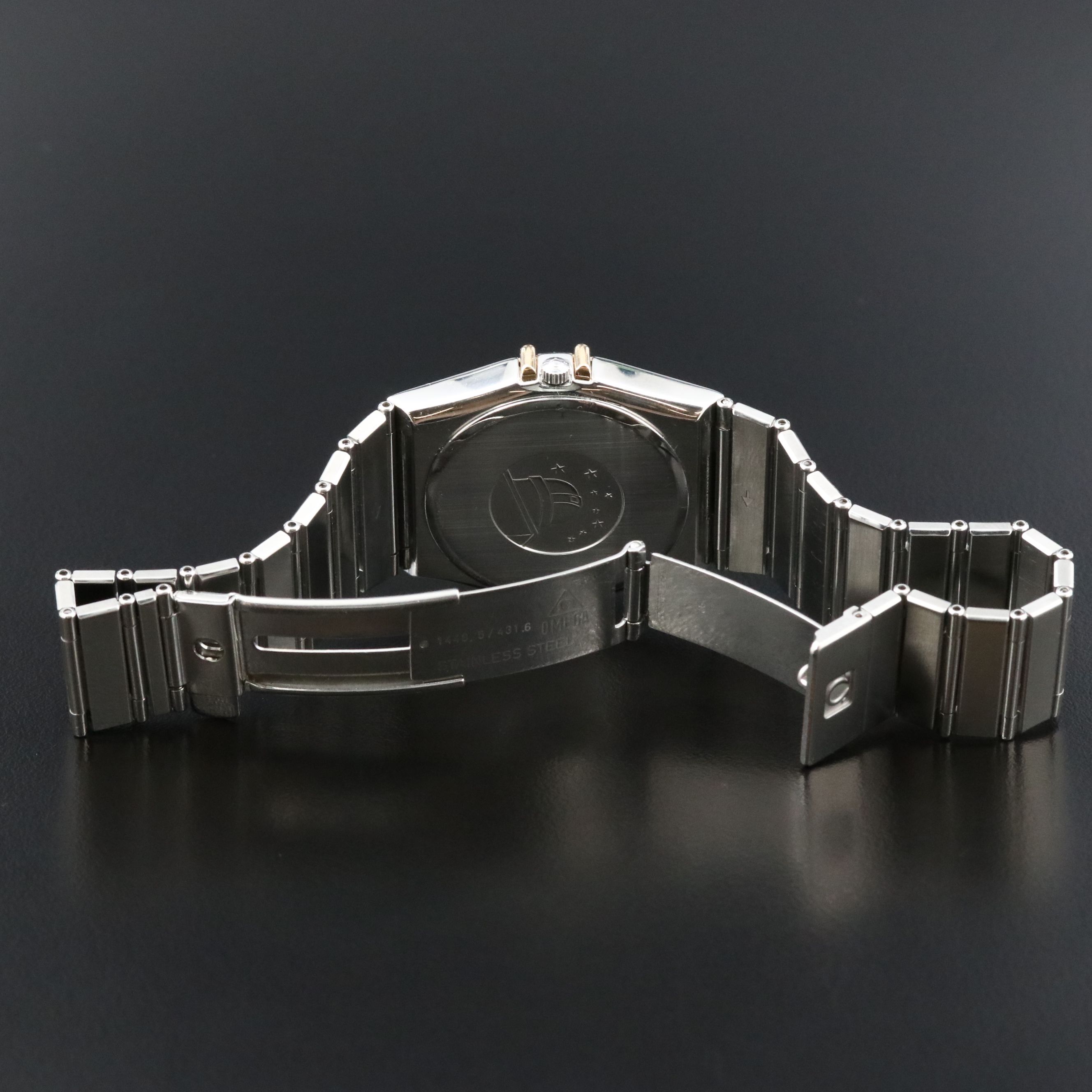 Omega Constellation Gold & Steel White 33mm Quartz Watch