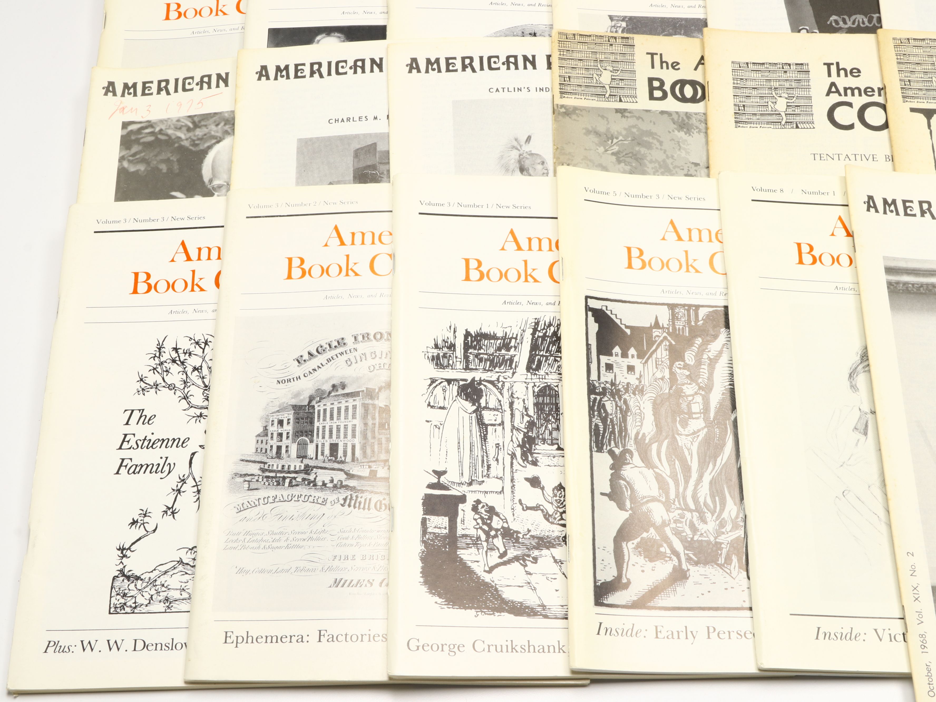 "American Book Collector" Literature Publications, Mid to Late 20th C.
