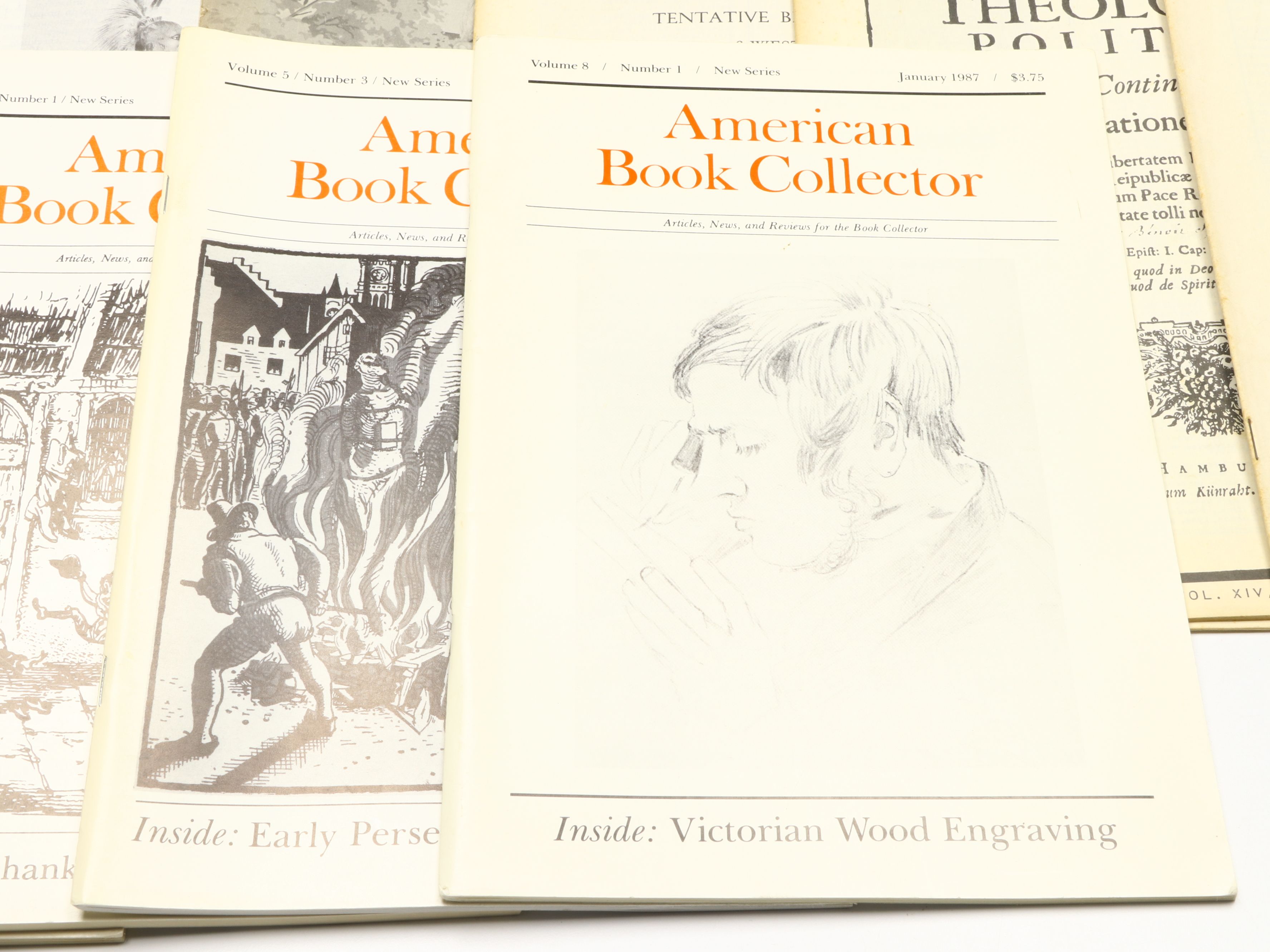"American Book Collector" Literature Publications, Mid to Late 20th C.