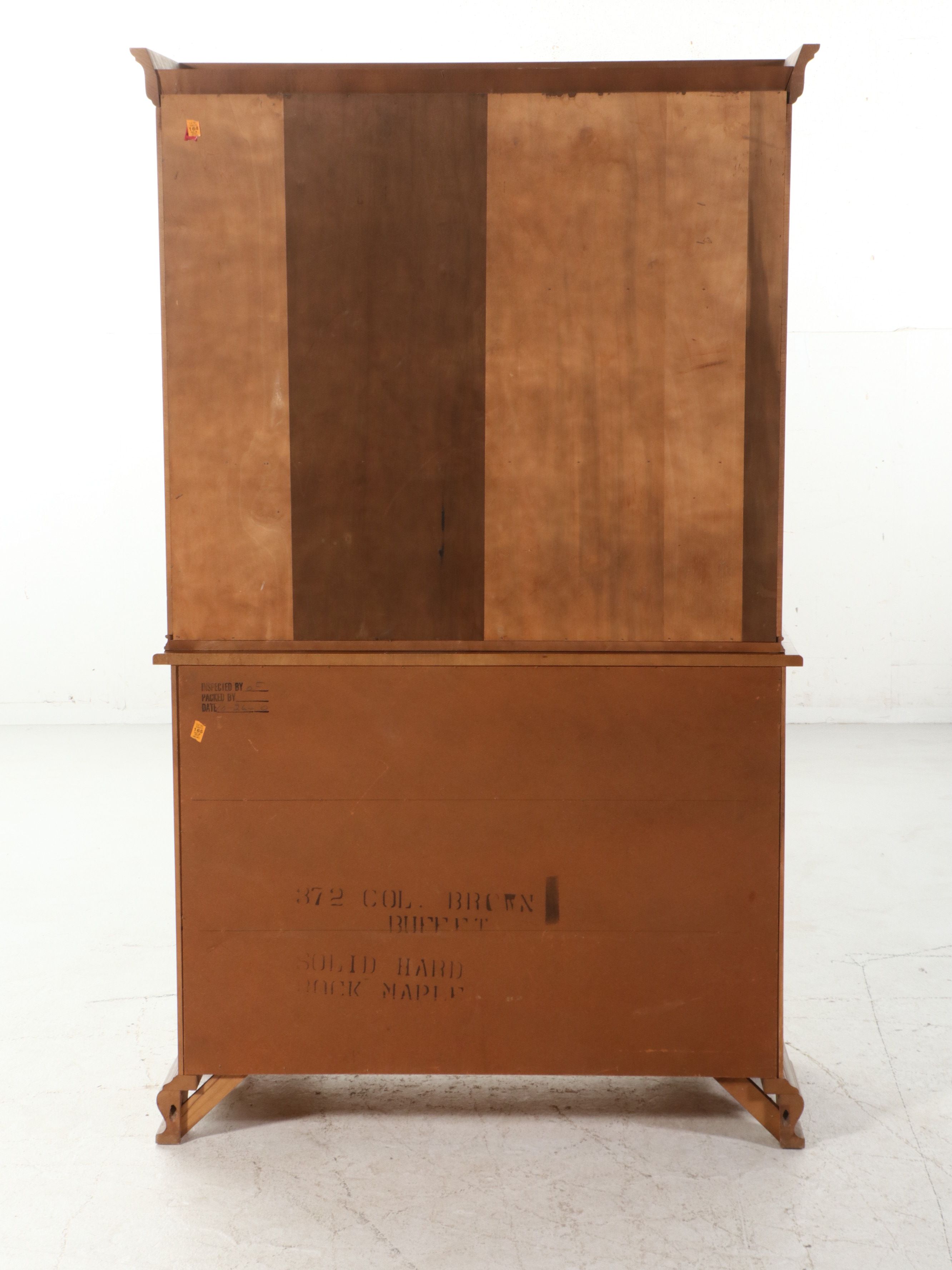 Colonial Revival Style Maple Hutch, Mid-20th Century