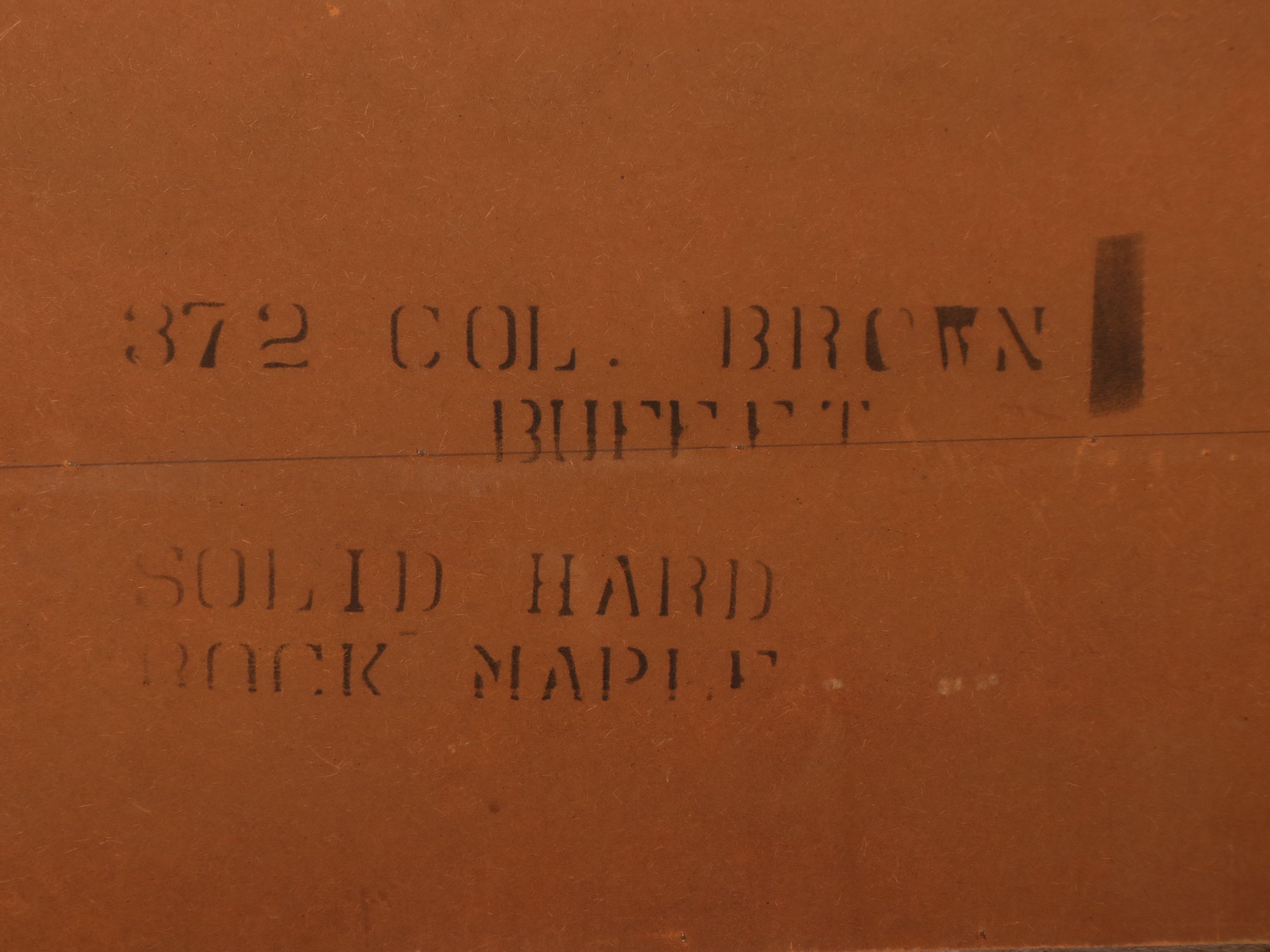 Colonial Revival Style Maple Hutch, Mid-20th Century